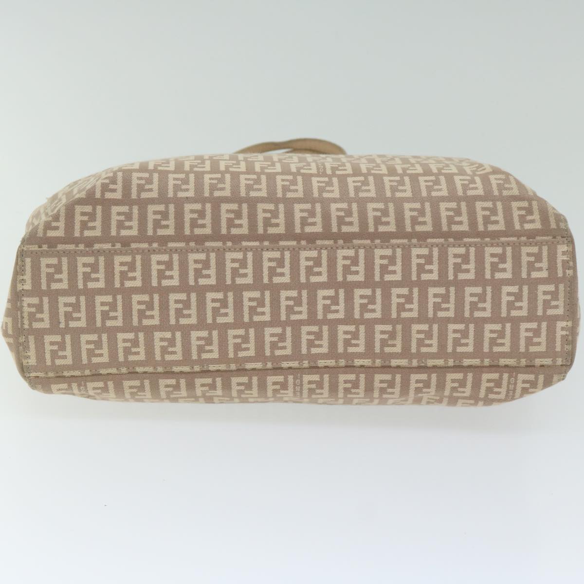 FENDI Zucchino Canvas Hand Bag Beige 61442
