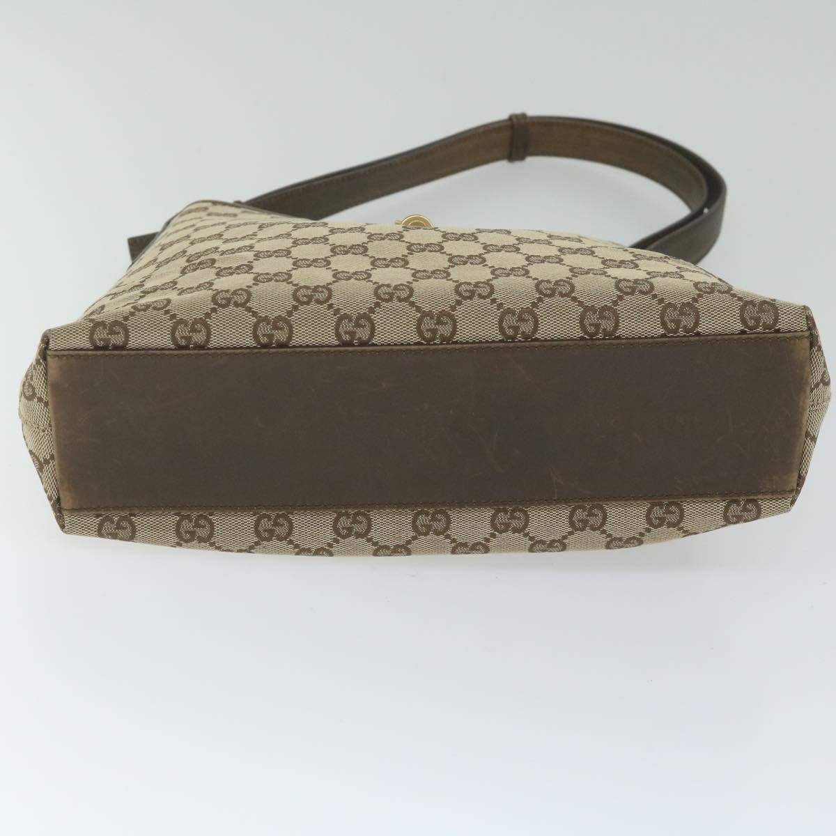 GUCCI GG Canvas Jackie Shoulder Bag Beige 110291 61488