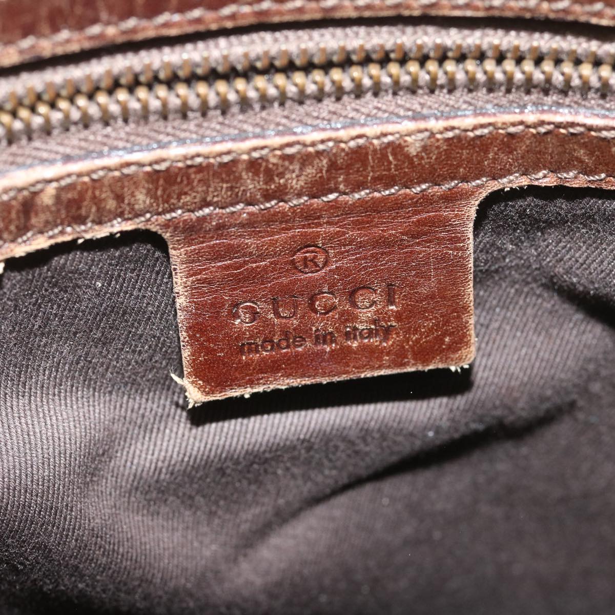 GUCCI GG Canvas Jackie Shoulder Bag Beige 110291 61488
