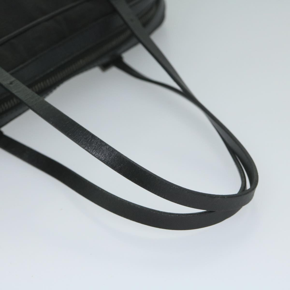 FENDI Zucca Canvas Hand Bag Black 61538