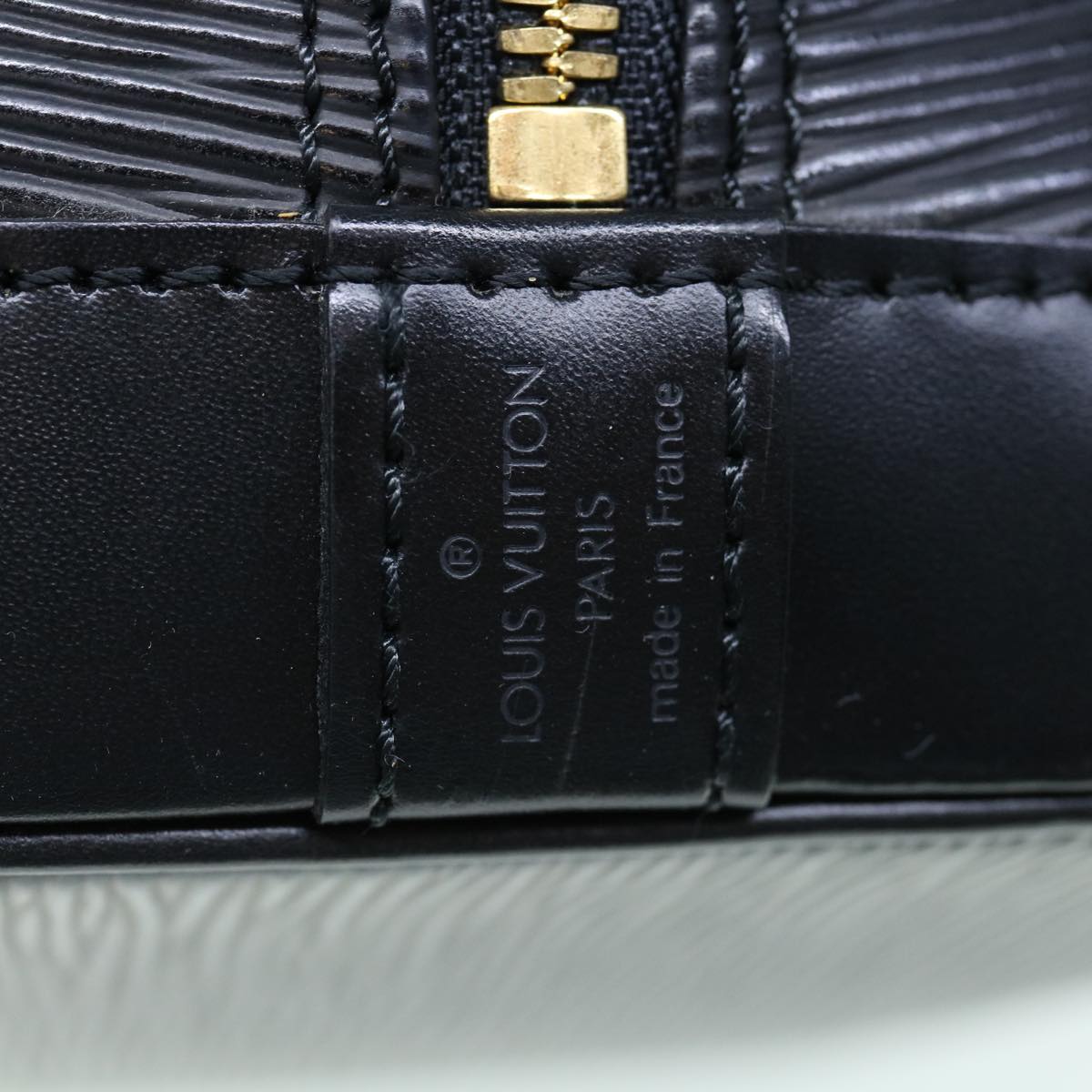 LOUIS VUITTON Epi Alma Hand Bag Black M52142 LV 61606