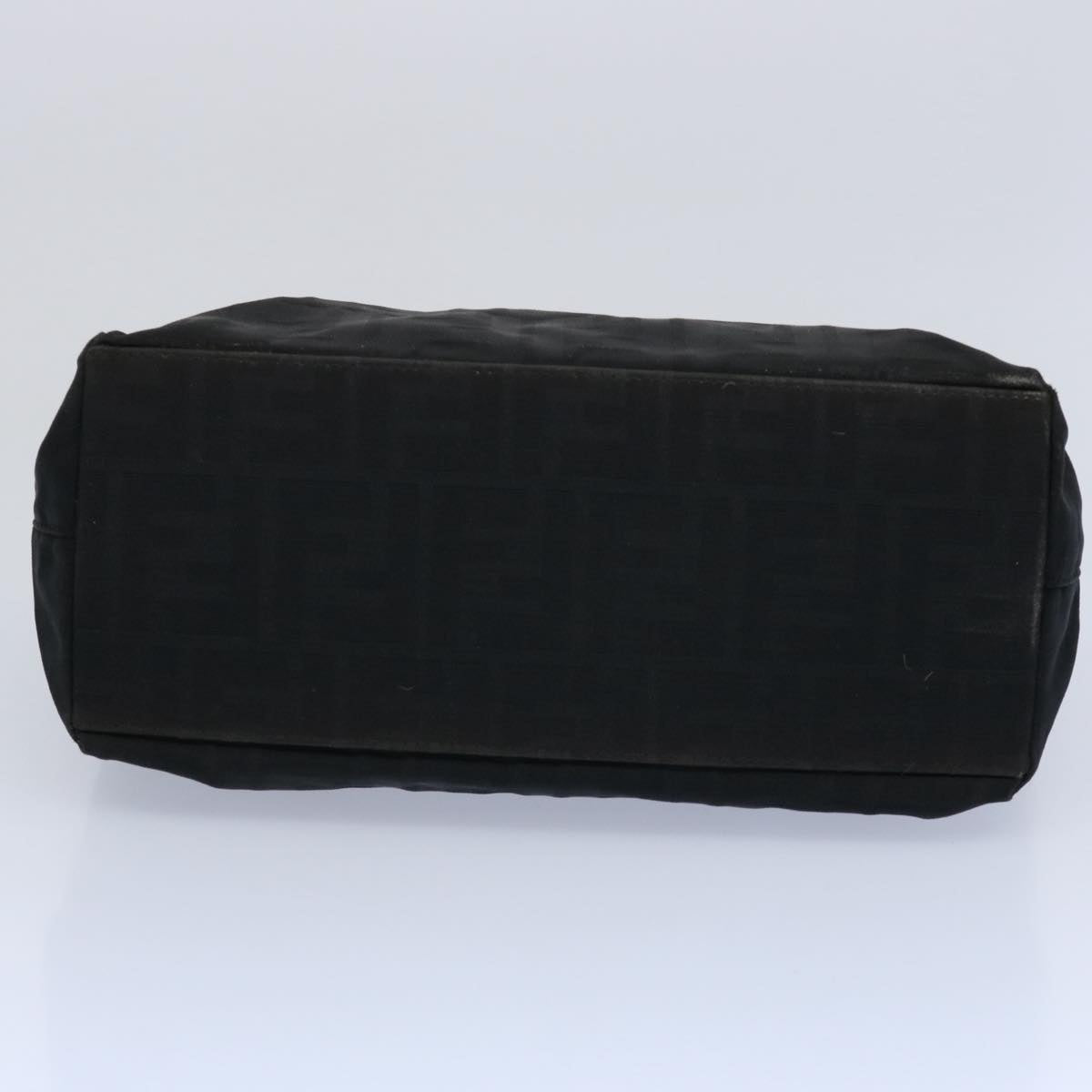 FENDI Zucca Canvas Hand Bag Black 61642