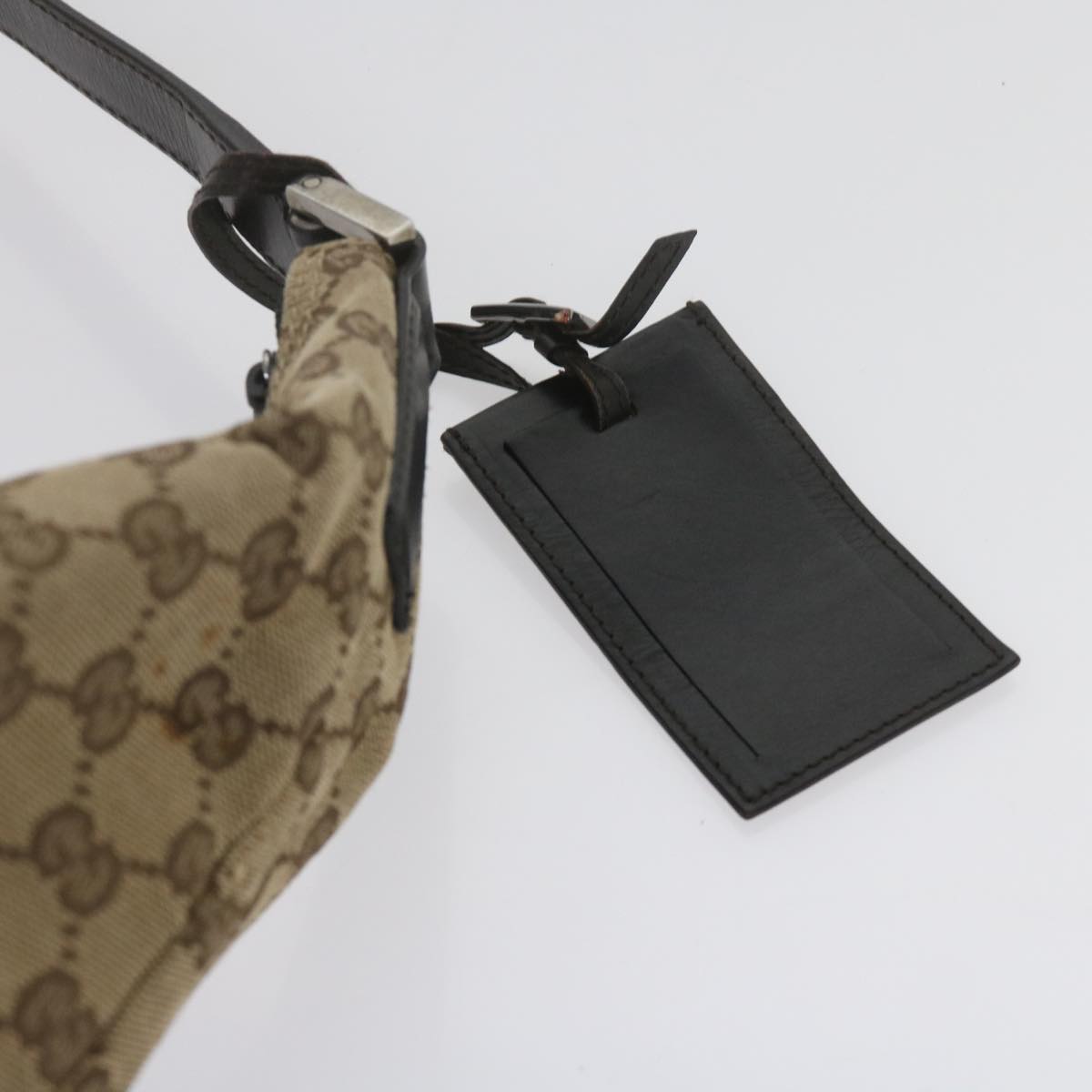 GUCCI GG Canvas Shoulder Bag Beige 61662