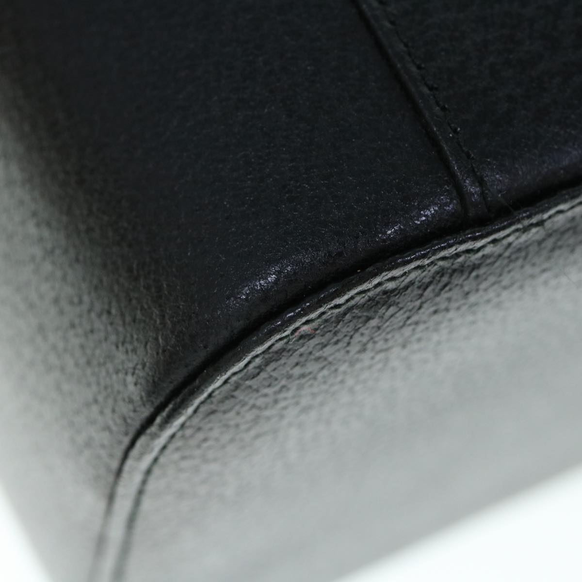 GUCCI Vanity Cosmetic Pouch Leather Black 039 1705 0710 61692