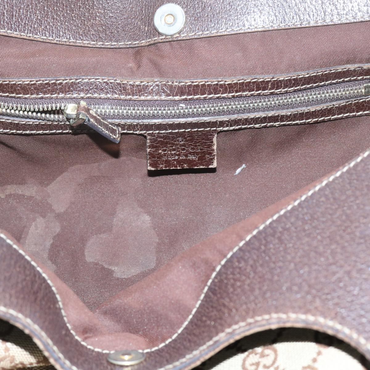 GUCCI GG Canvas Tote Bag Beige 61699