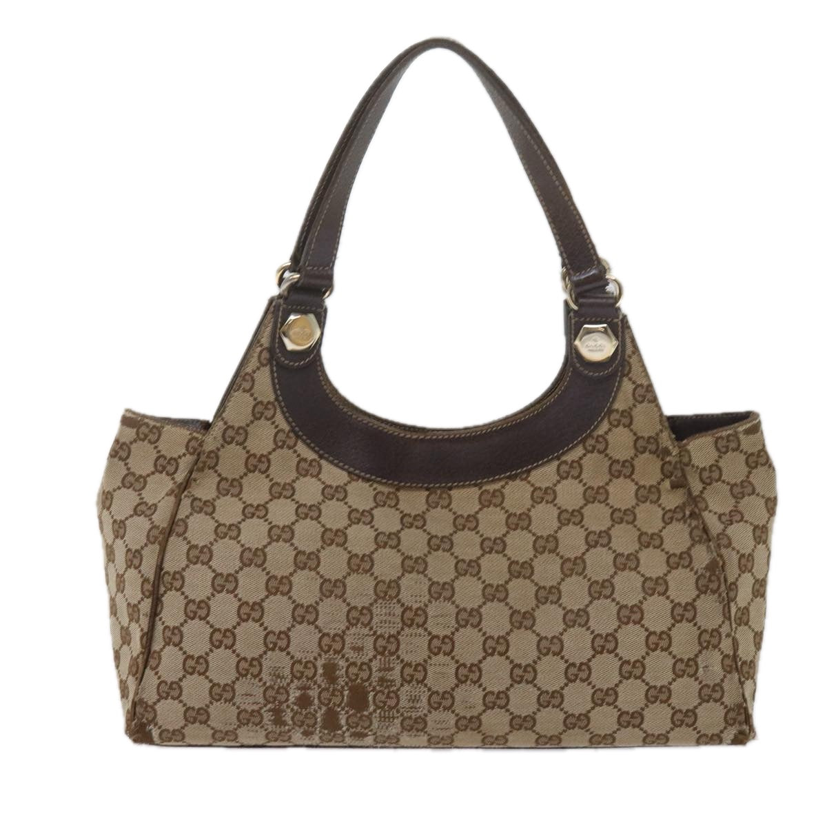 GUCCI GG Canvas Tote Bag Beige 61699