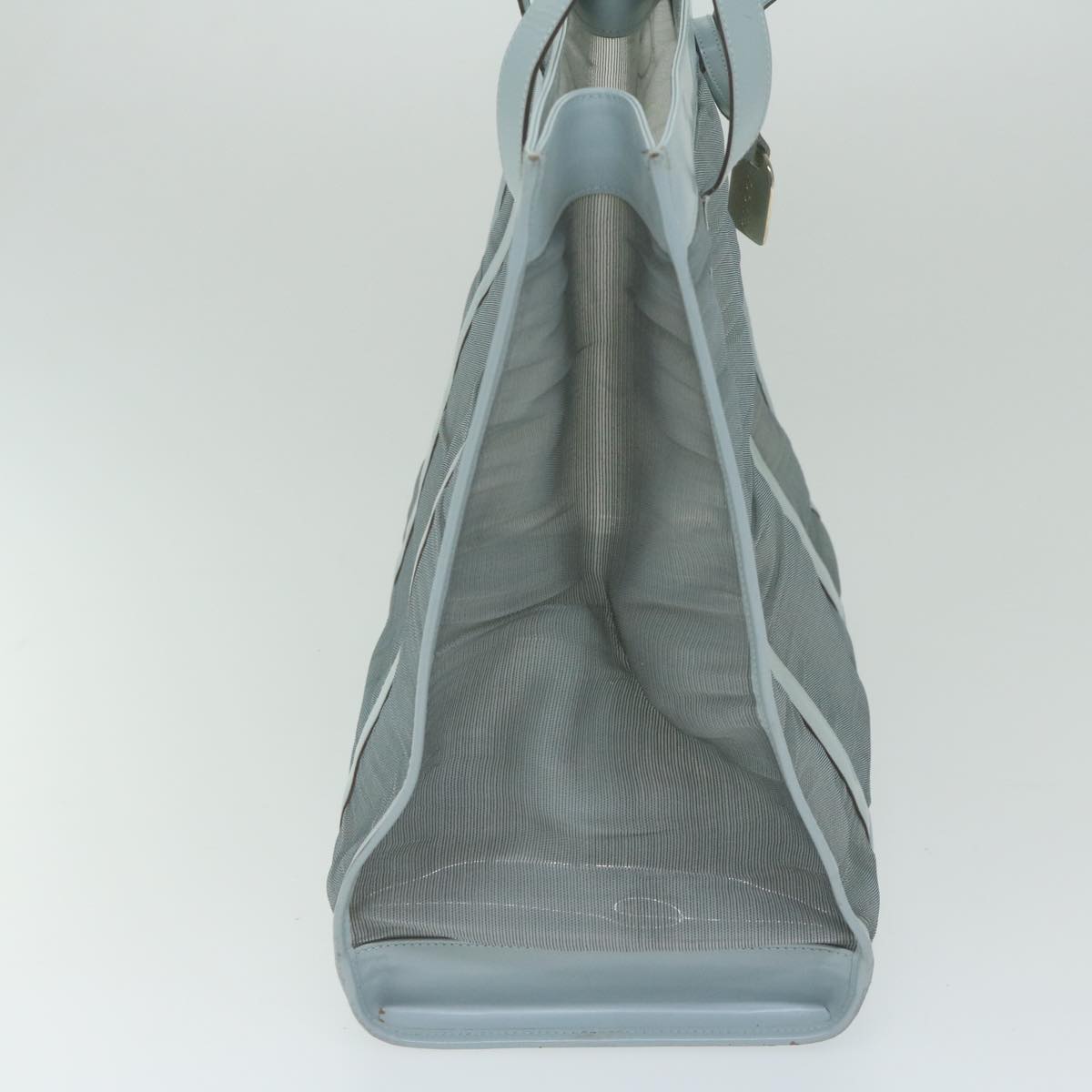 GUCCI Tote Bag Vinyl Light Blue 002 3754 0404 61705