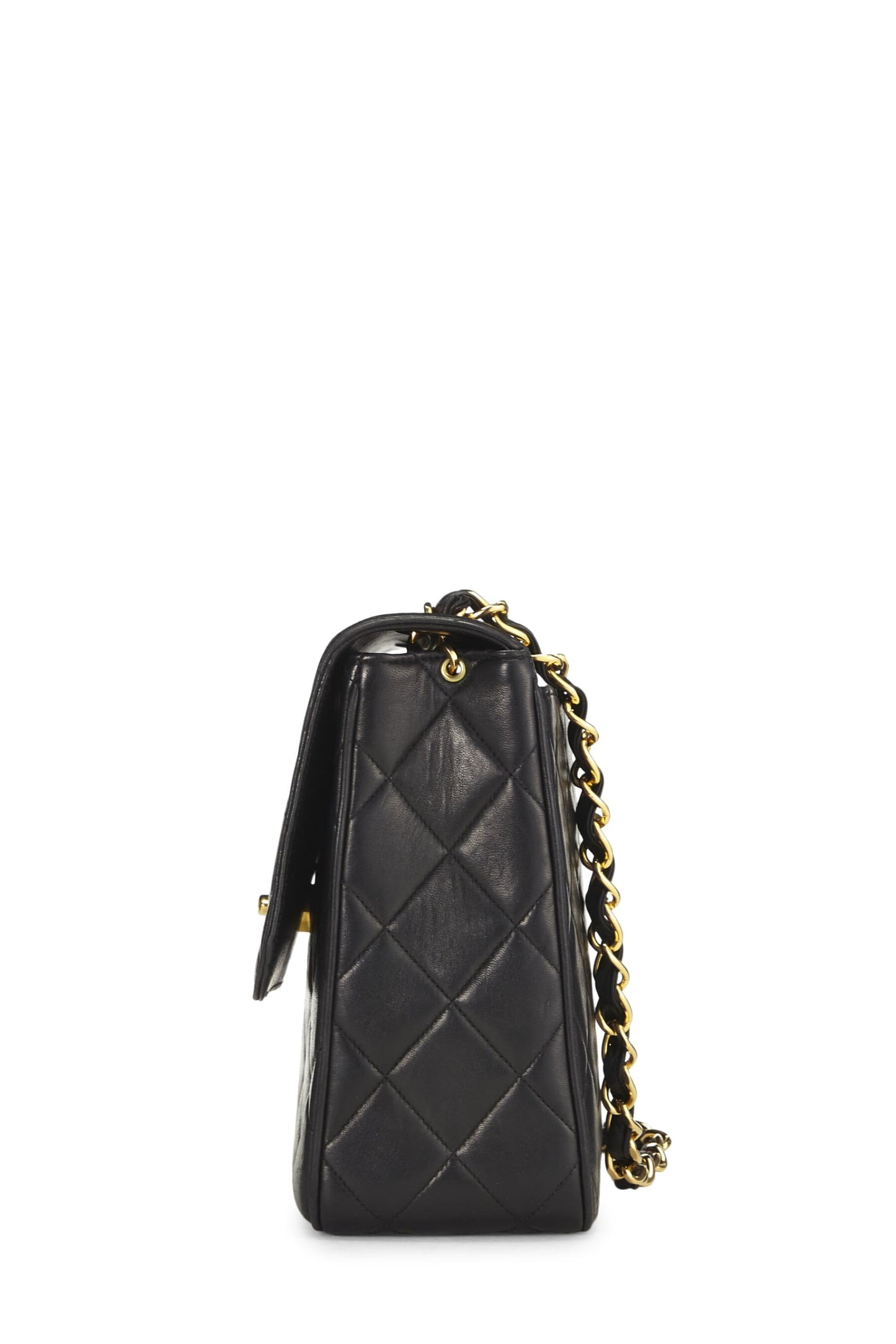 Chanel,  Black Lambskin Big 'CC' Square Flap, Black