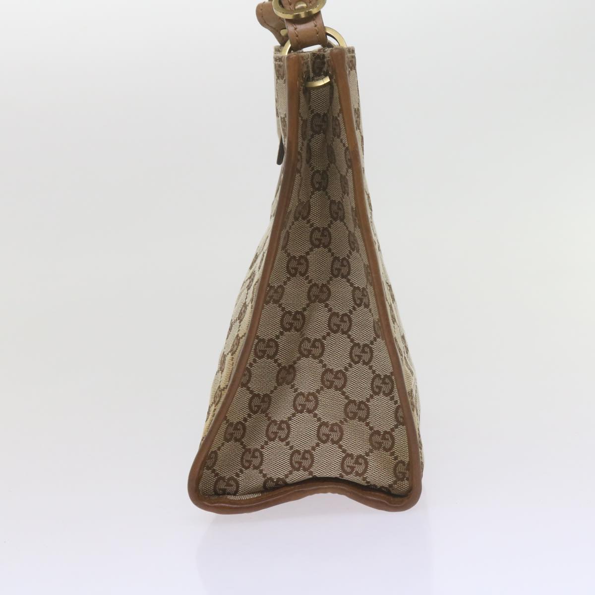 GUCCI GG Canvas Shoulder Bag Beige 110292 61802