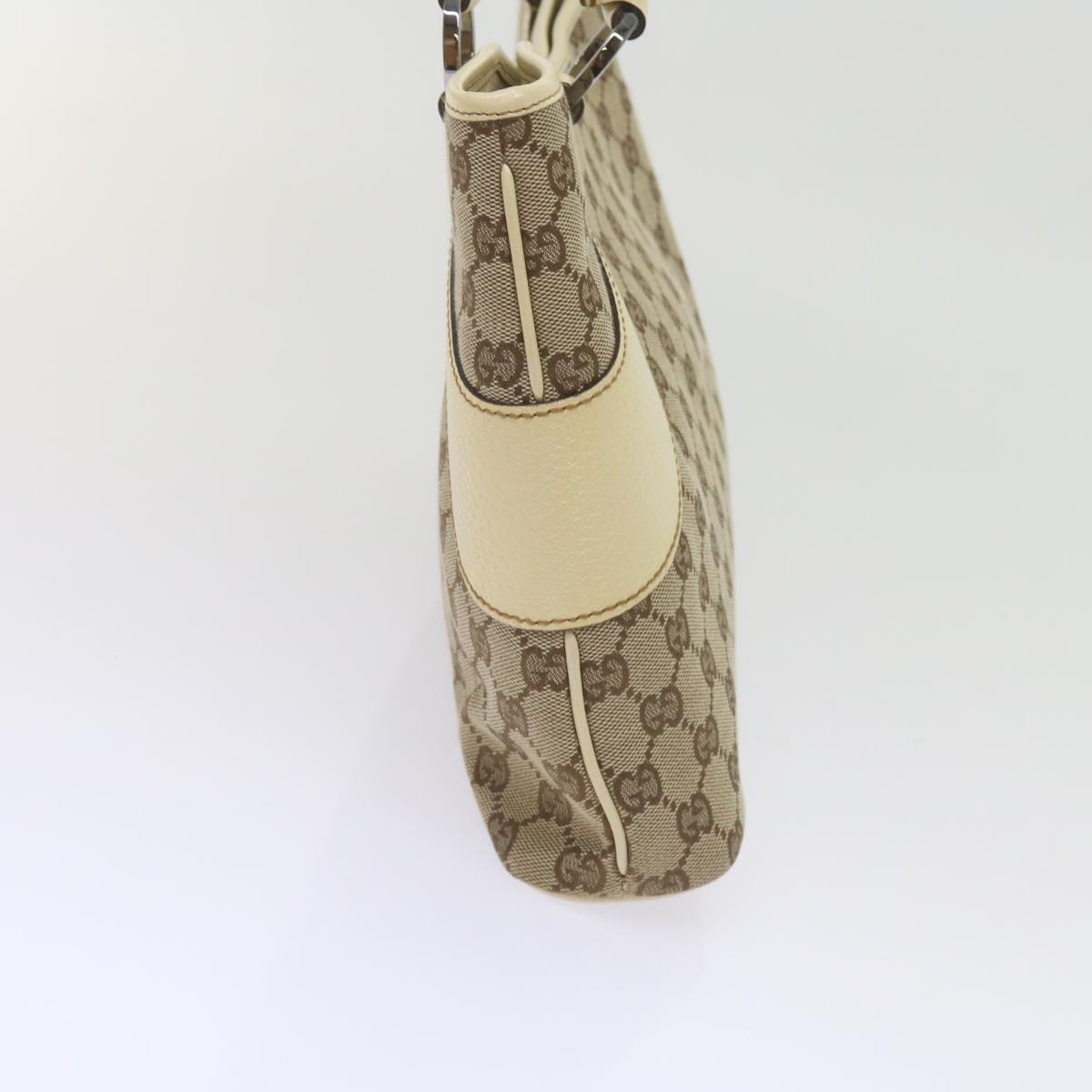 GUCCI GG Canvas Tote Bag Beige 113015 61839