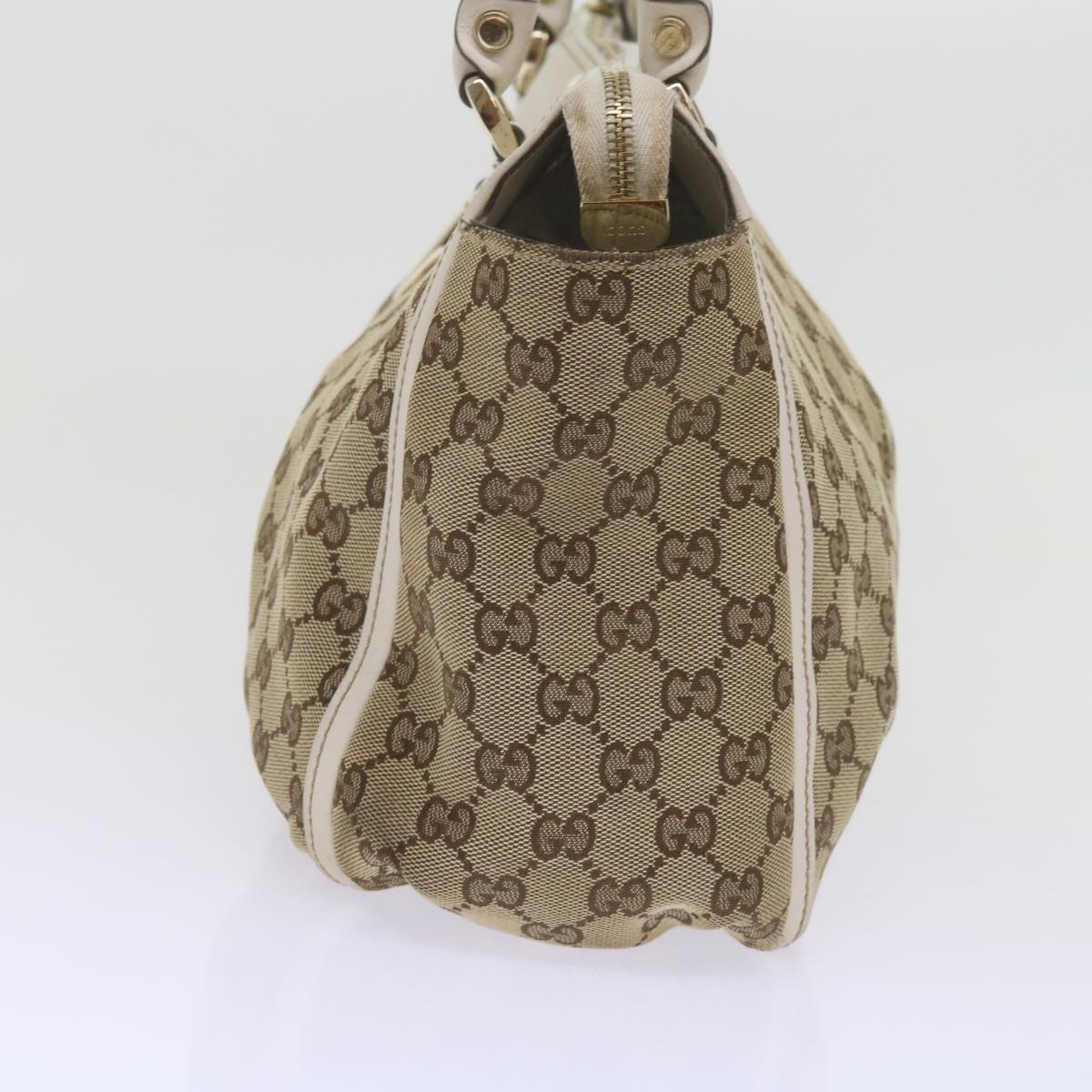 GUCCI GG Canvas Tote Bag Beige 189831 61851