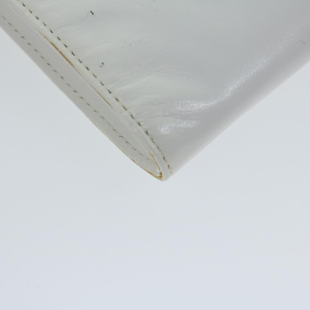 FENDI Shoulder Bag Leather White 61891