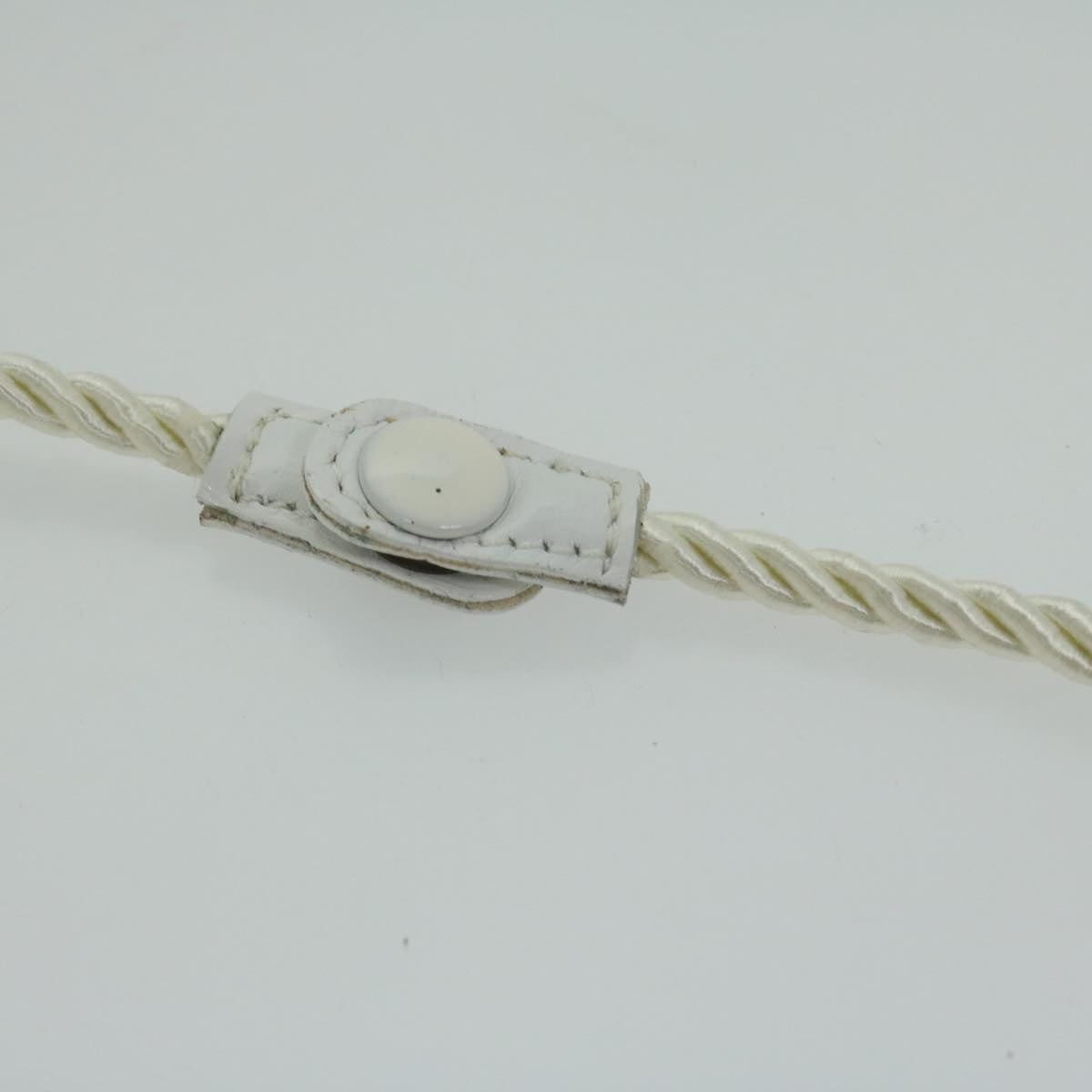 FENDI Shoulder Bag Leather White 61891