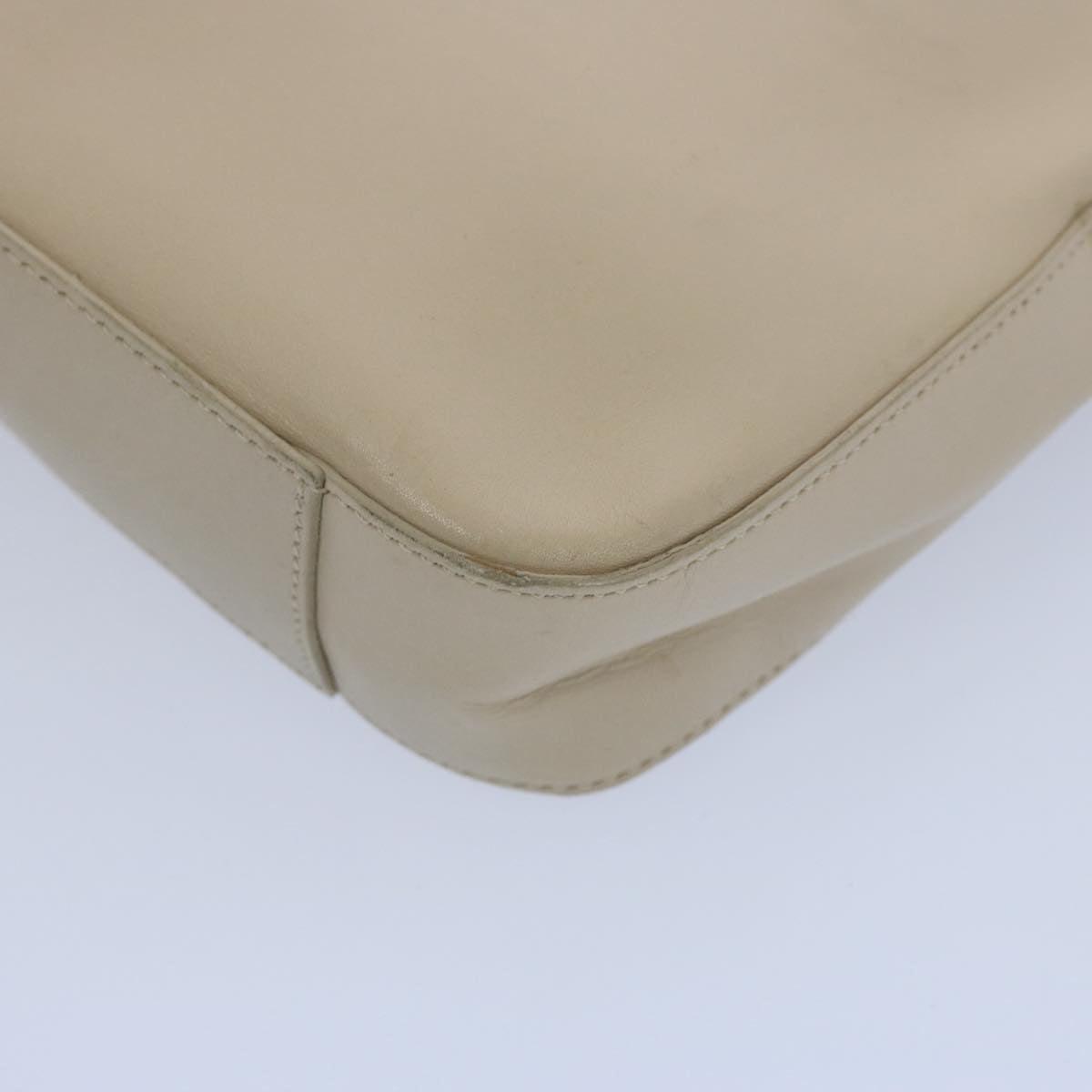 GUCCI Shoulder Bag Leather Outlet Cream 001 3812 61936