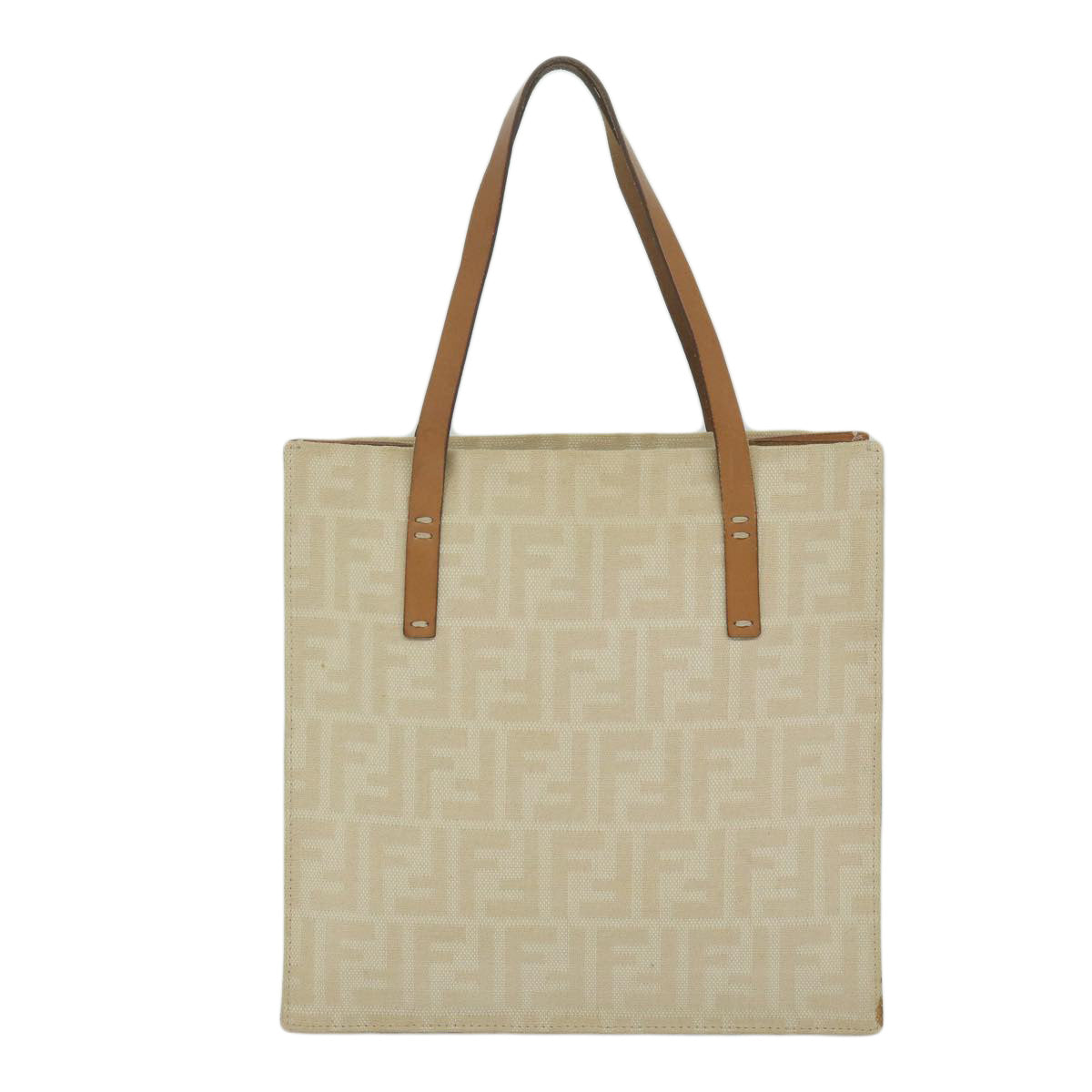 FENDI Zucca Canvas Tote Bag Beige 61947
