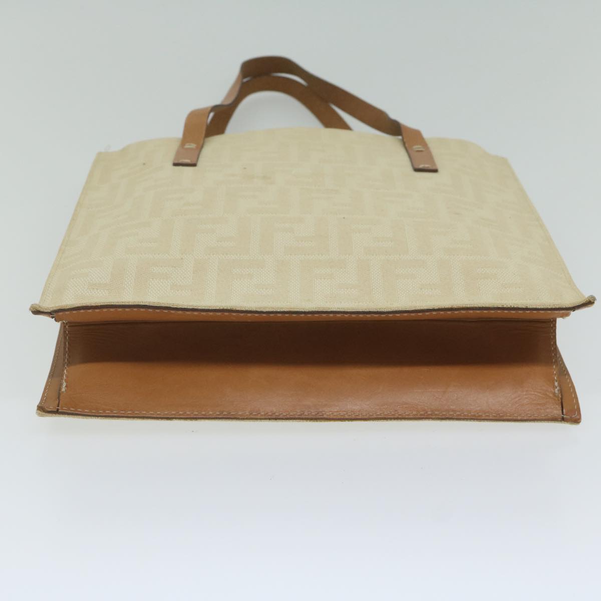 FENDI Zucca Canvas Tote Bag Beige 61947