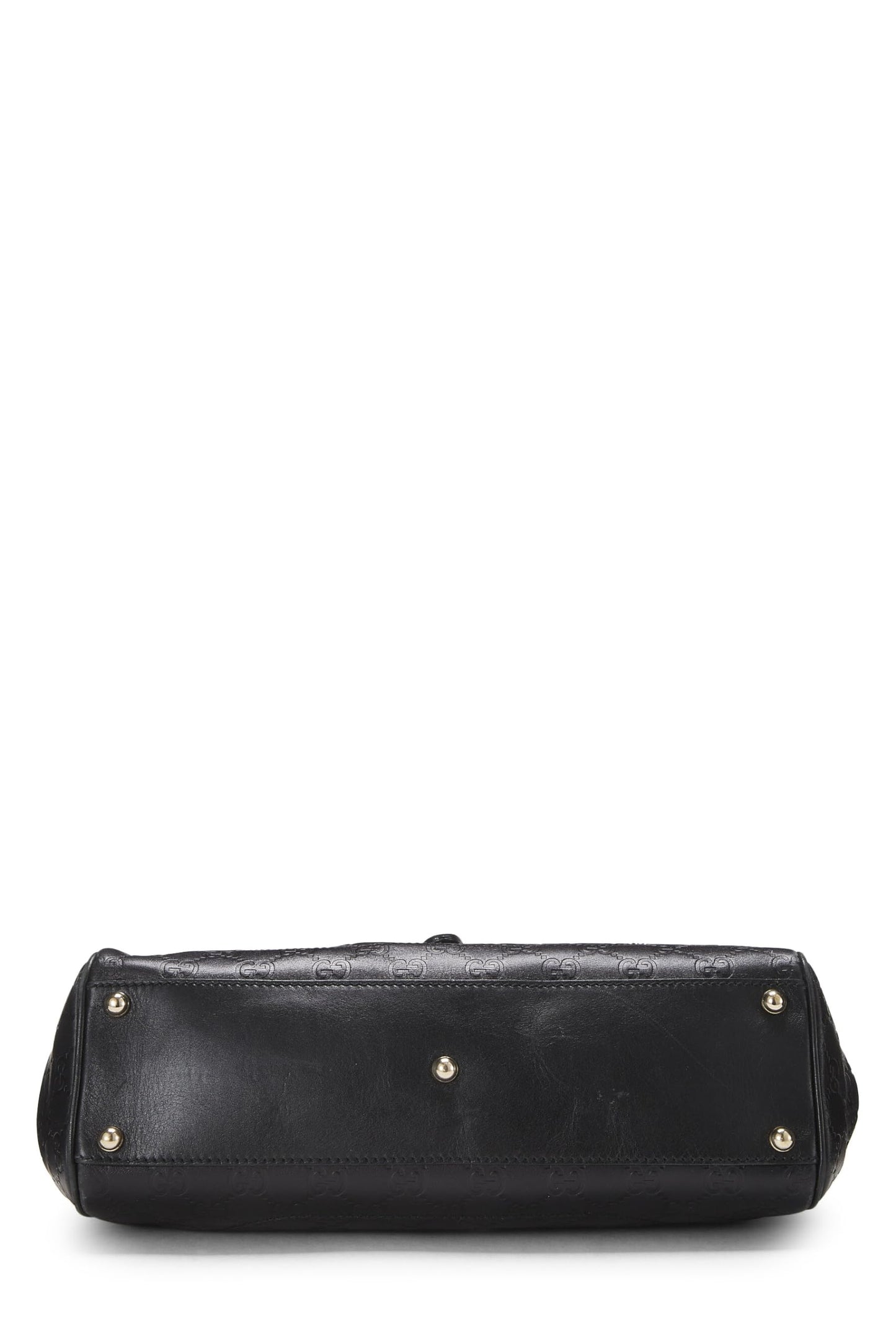 Gucci,  Black Guccissima Leather Bardot Bag, Black