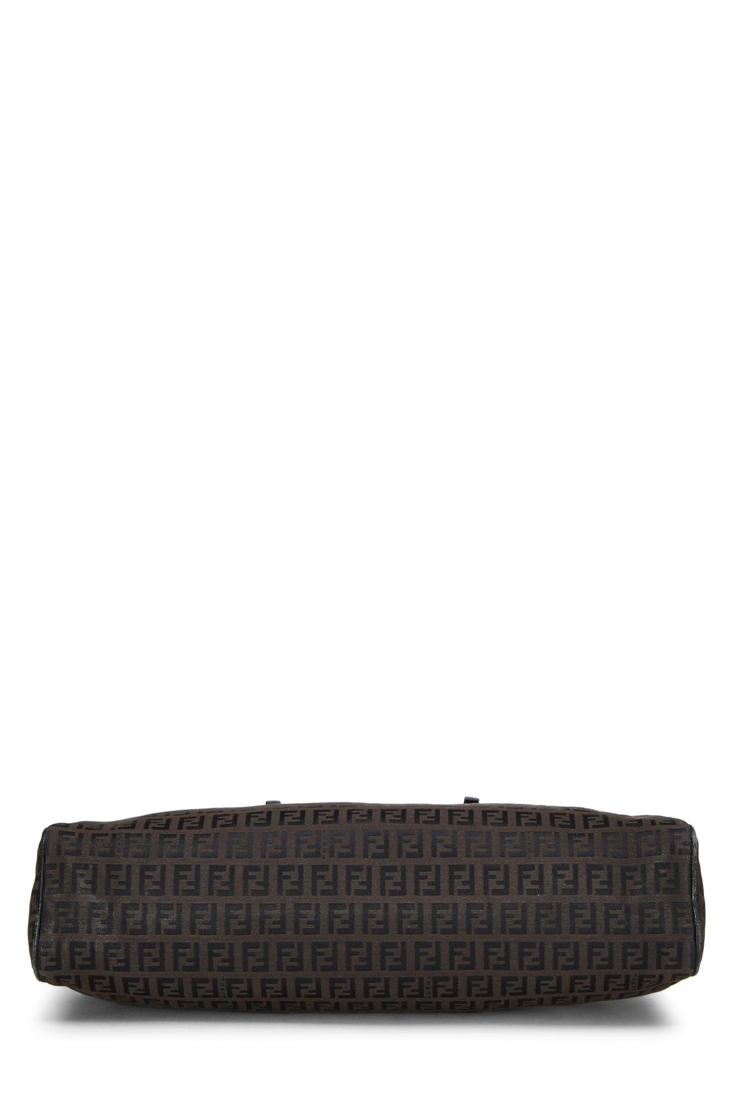Fendi,  Black Zucchino Boston Bag Long, Black