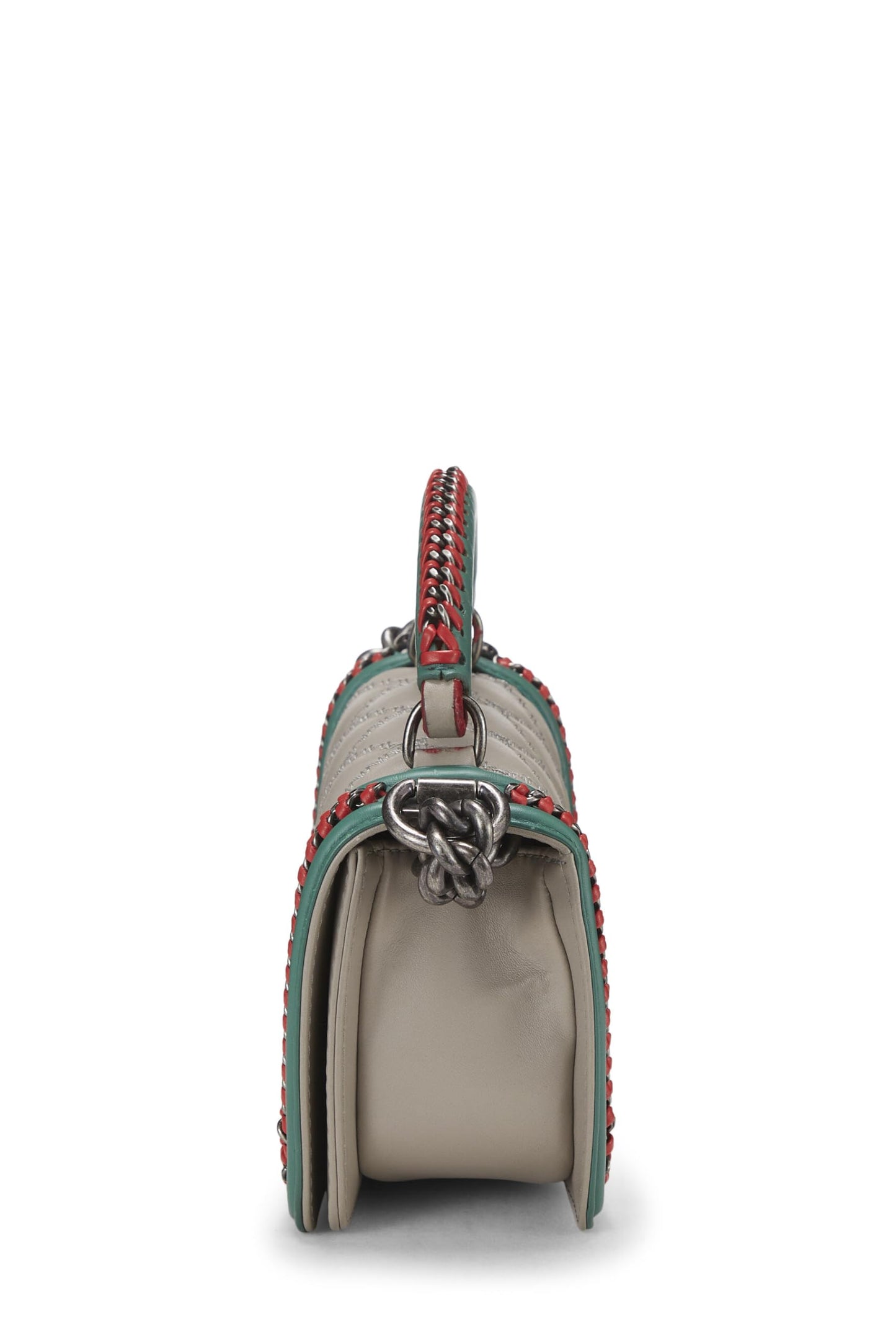 Chanel,  Paris-Salzburg Multicolor Braided Around Top Handle Boy Bag Small, Multi