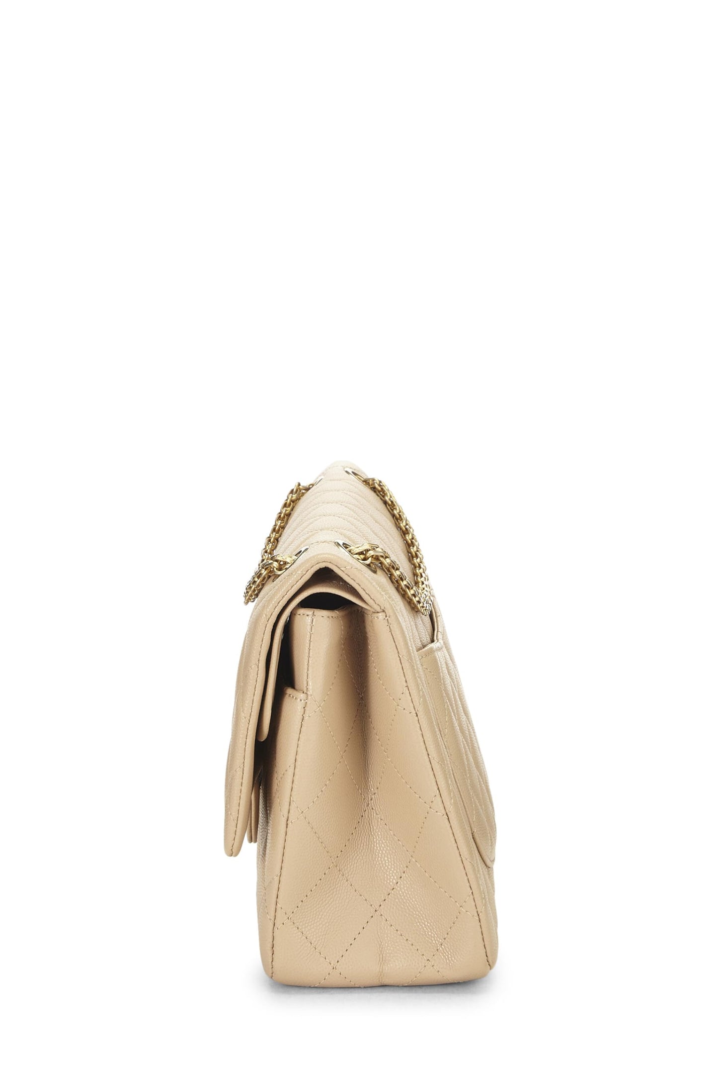 Chanel,  Beige Quilted Caviar 2.55 Reissue Flap 226, Beige