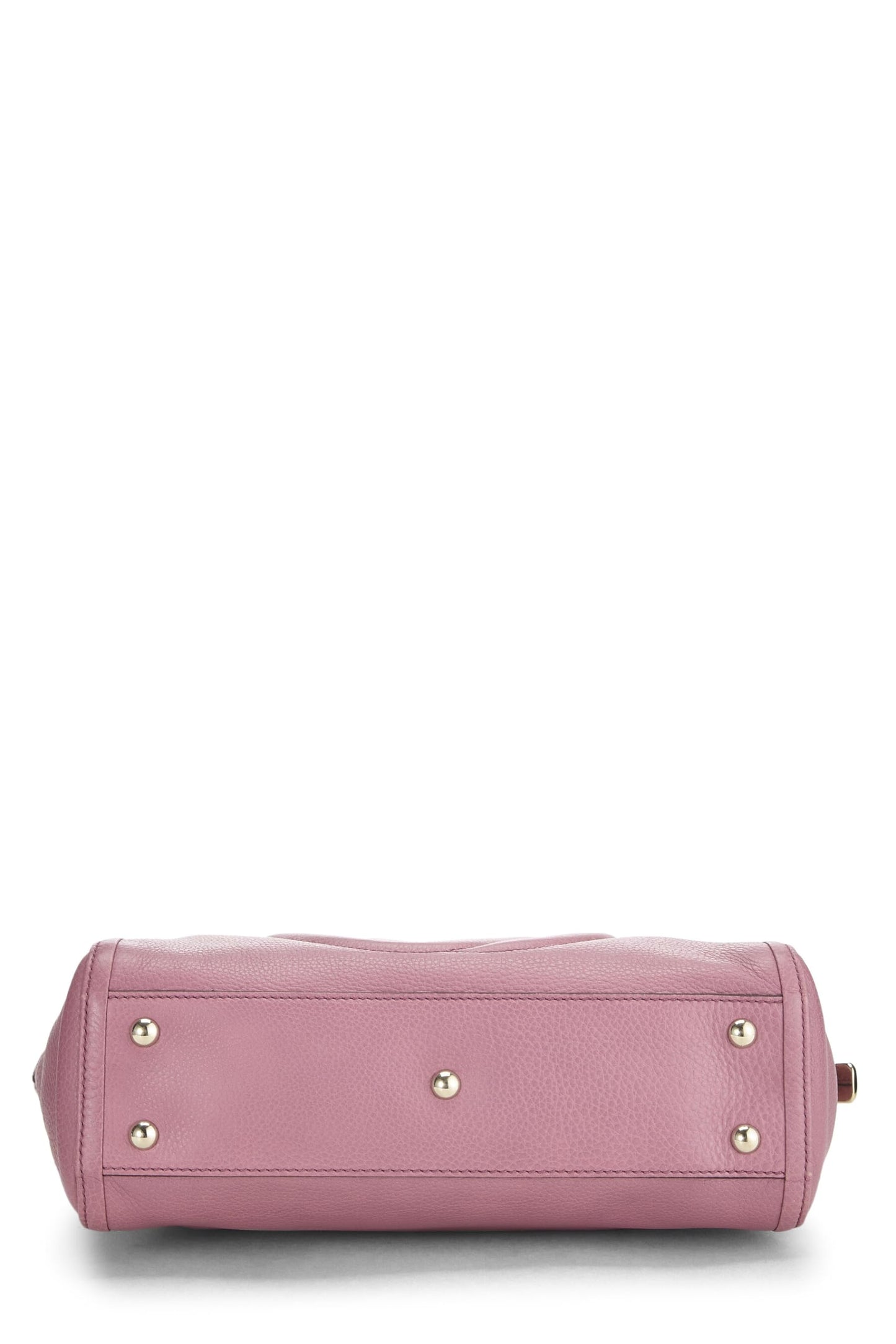 Gucci,  Pink Grained Leather Soho Zip Tote, Pink
