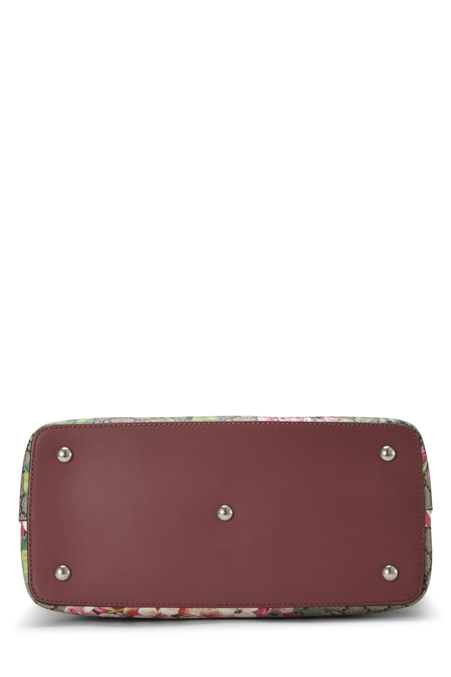 Gucci,  Pink GG Blooms Supreme Canvas Fold Over Bag, Pink