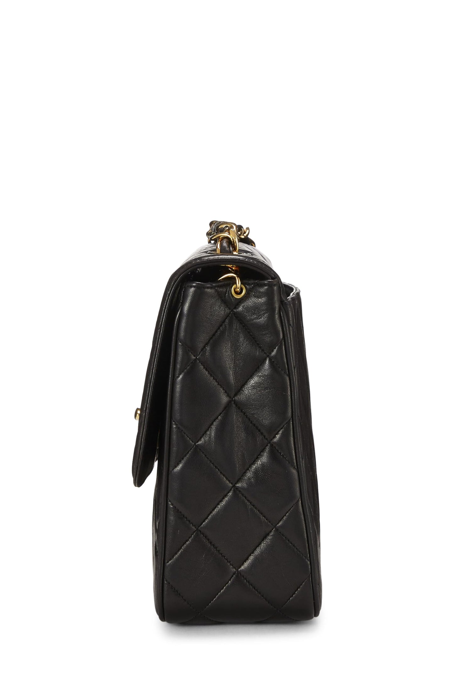 Chanel,  Black Lambskin Big 'CC' Square Flap, Black