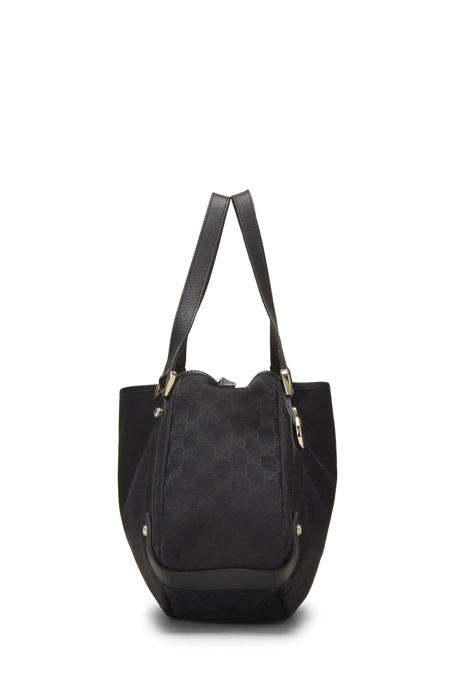 Gucci,  Black Original GG Canvas Abbey Tote, Black