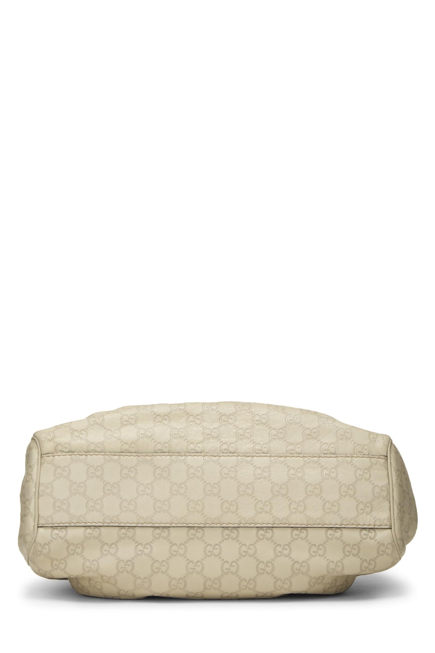 Gucci,  Cream Guccissima Sukey Tote, White