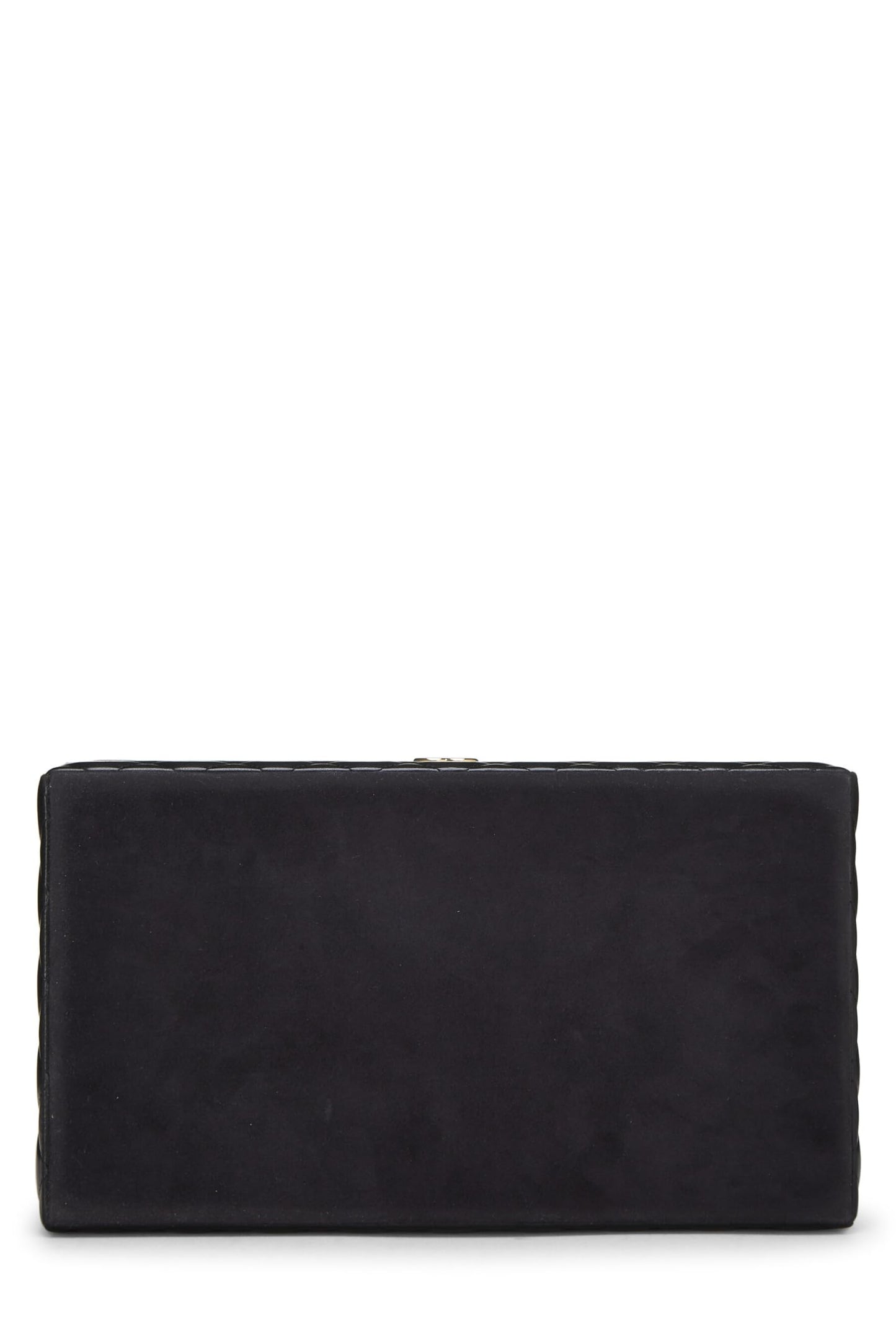 Chanel,  Black Lambskin Jewelry Case Large, Black