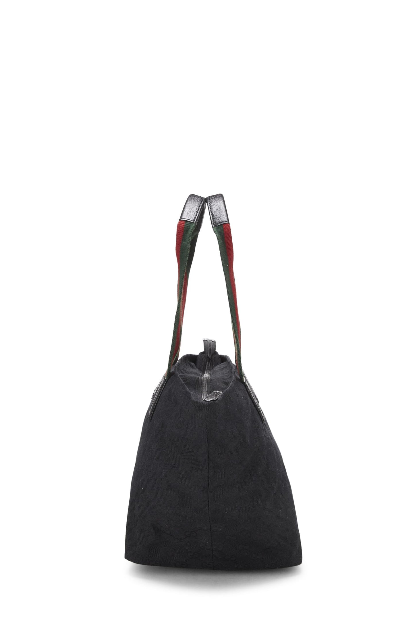 Gucci,  Black Original GG Canvas Soft Zip Tote Small, Black