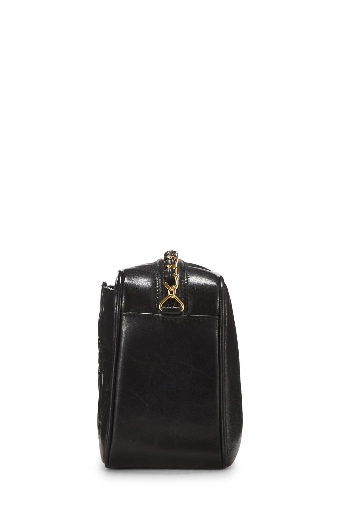 Chanel,  Black Lambskin 3 'CC' Camera Bag Mini, Black