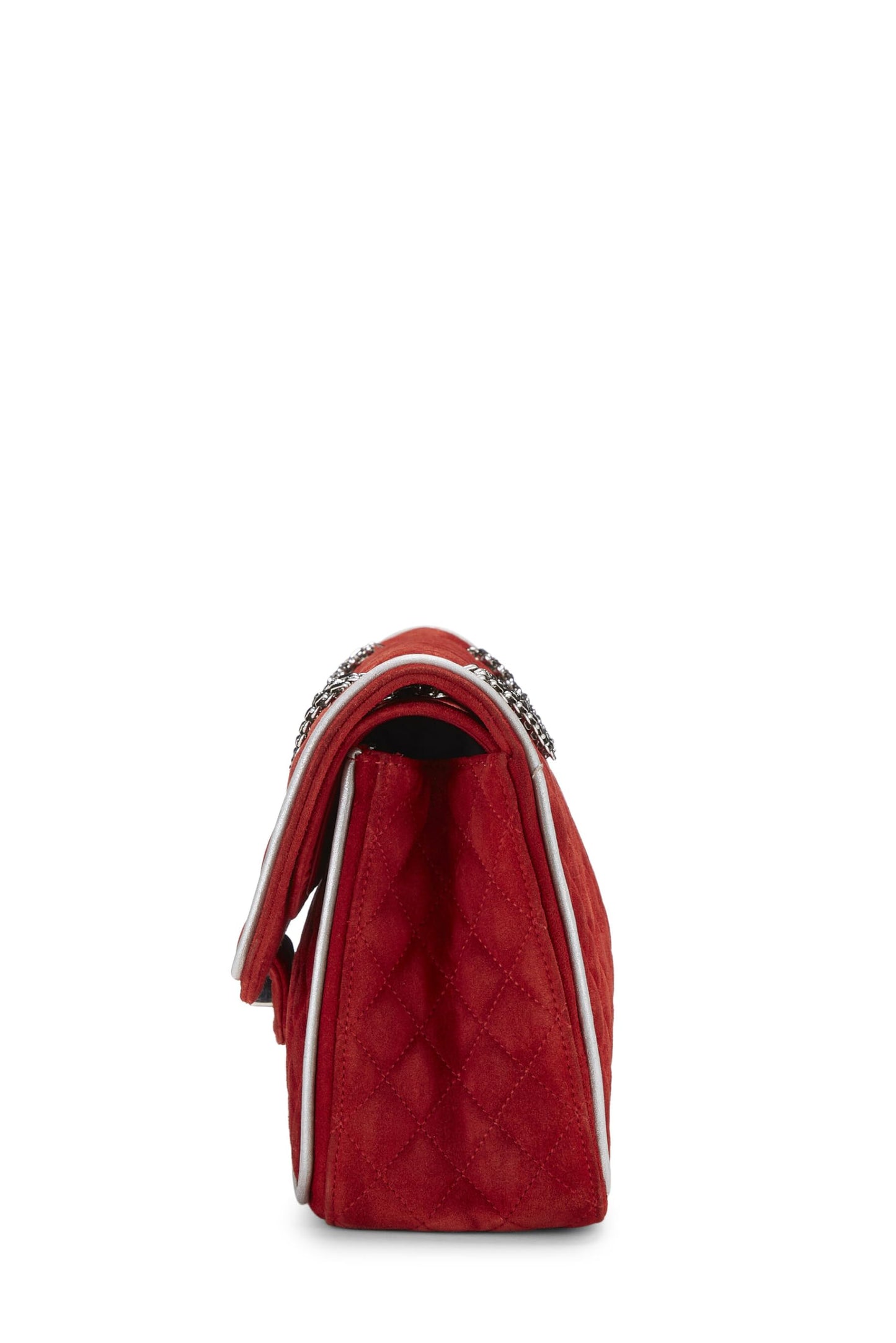 Chanel,  Red Quilted Suede 2.55 Reissue Flap 226, Red