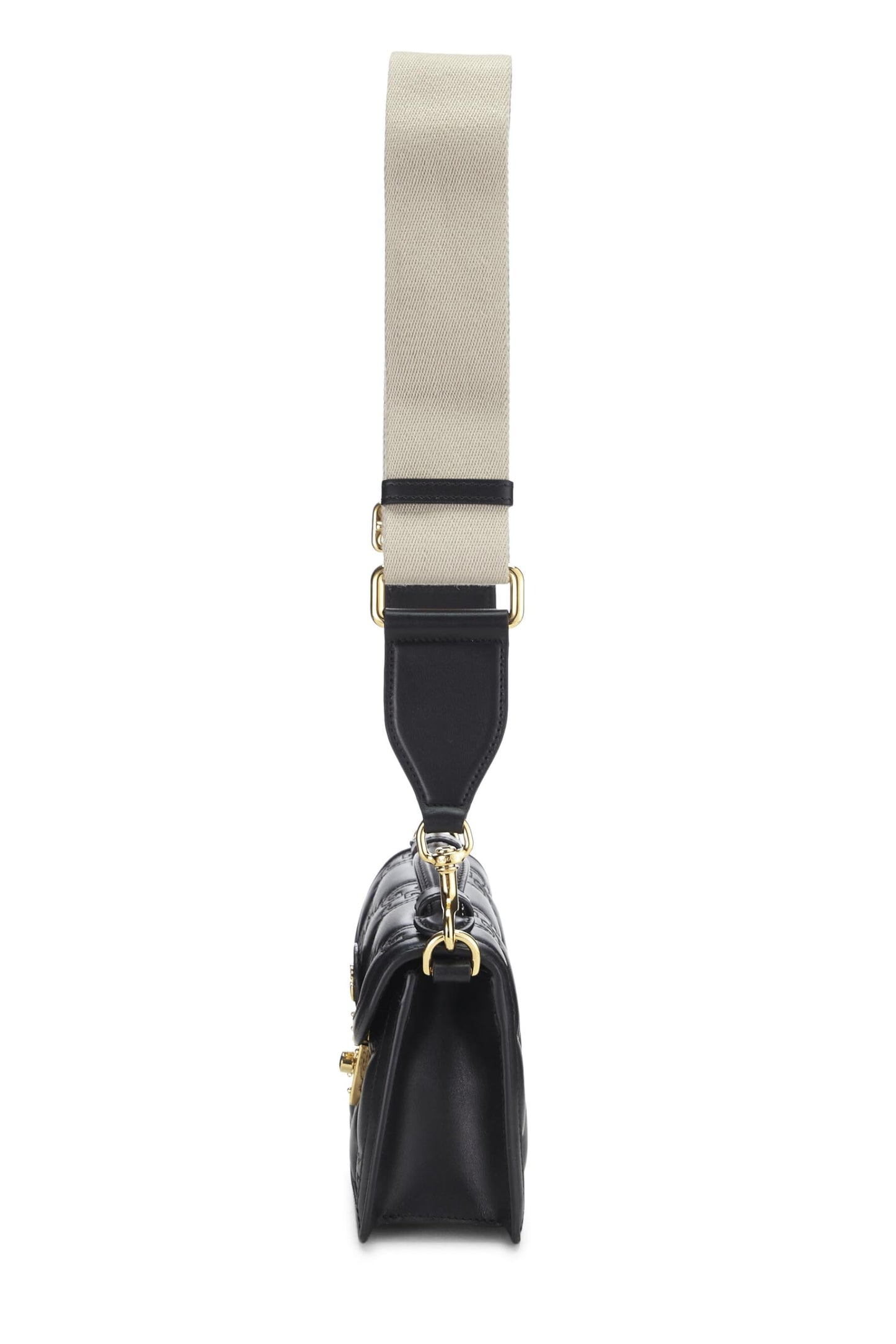Gucci,  Black GG MatelassÃƒÆ’Ã‚Â© Leather Top Handle Small, Black
