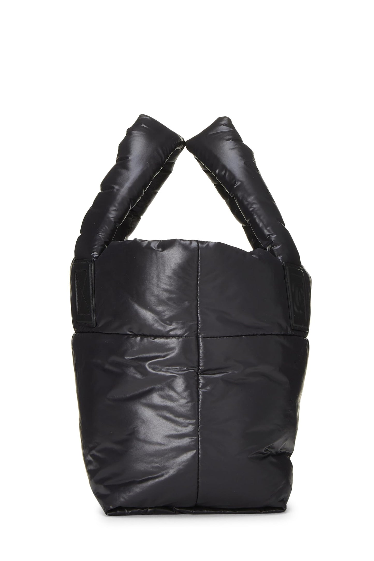 Chanel,  Black Nylon Coco Cocoon Tote Small, Black