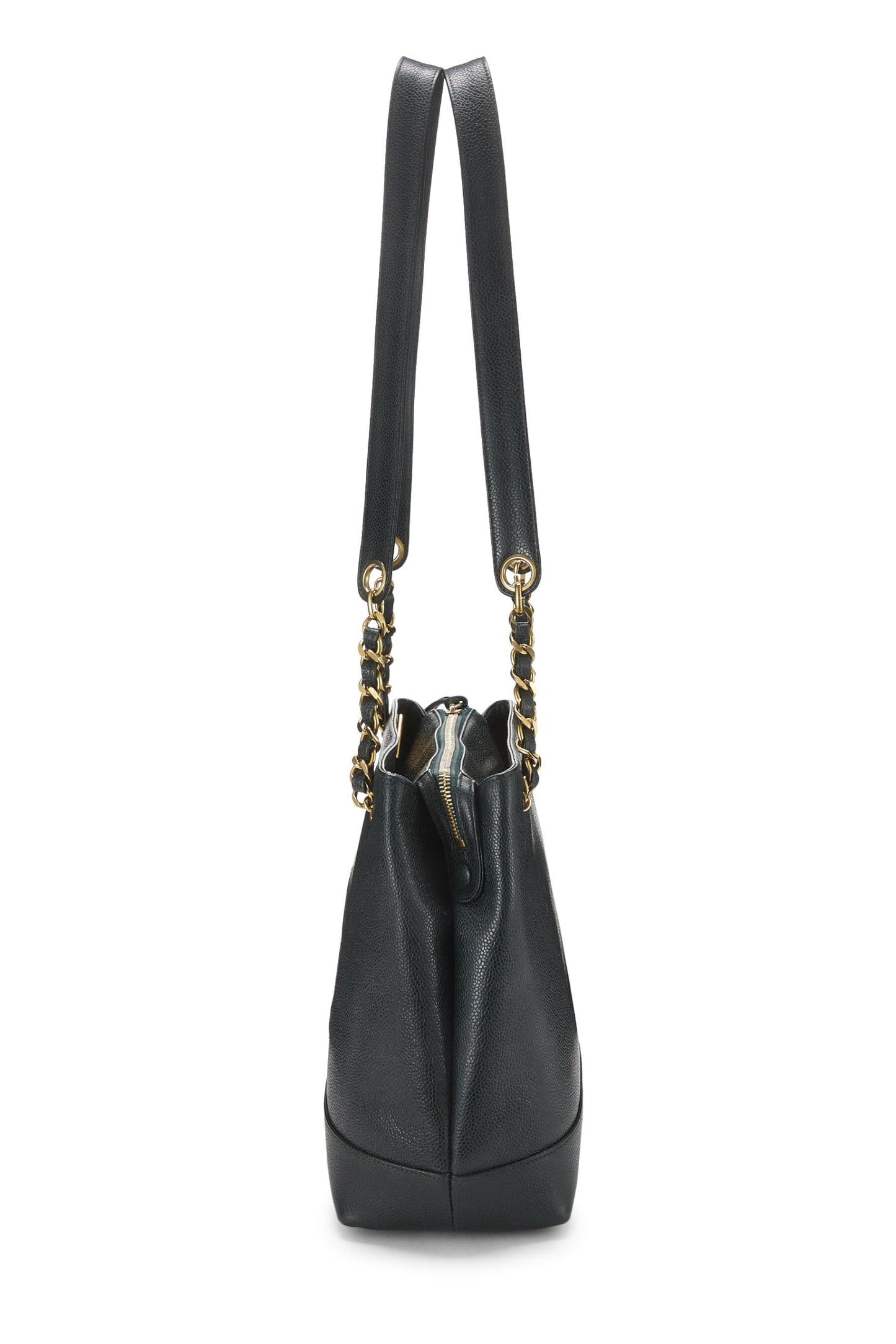 Chanel,  Green Caviar 'CC' Tote Small, Green