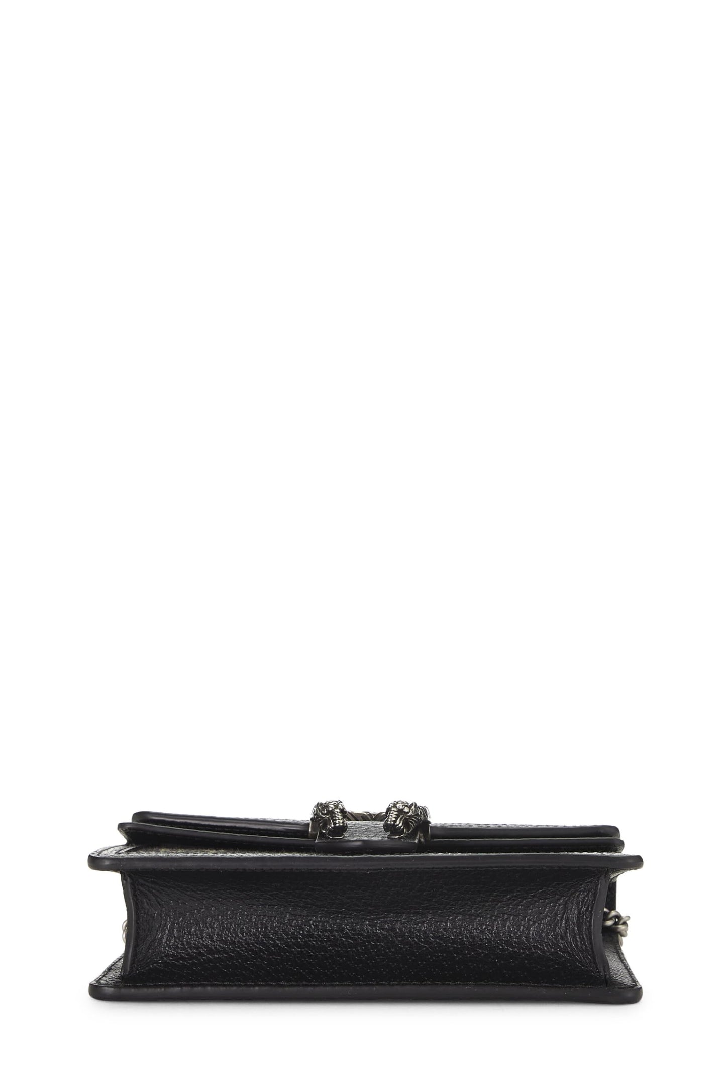 Gucci,  Black Denim Dionysus Shoulder Bag Super Mini, Black