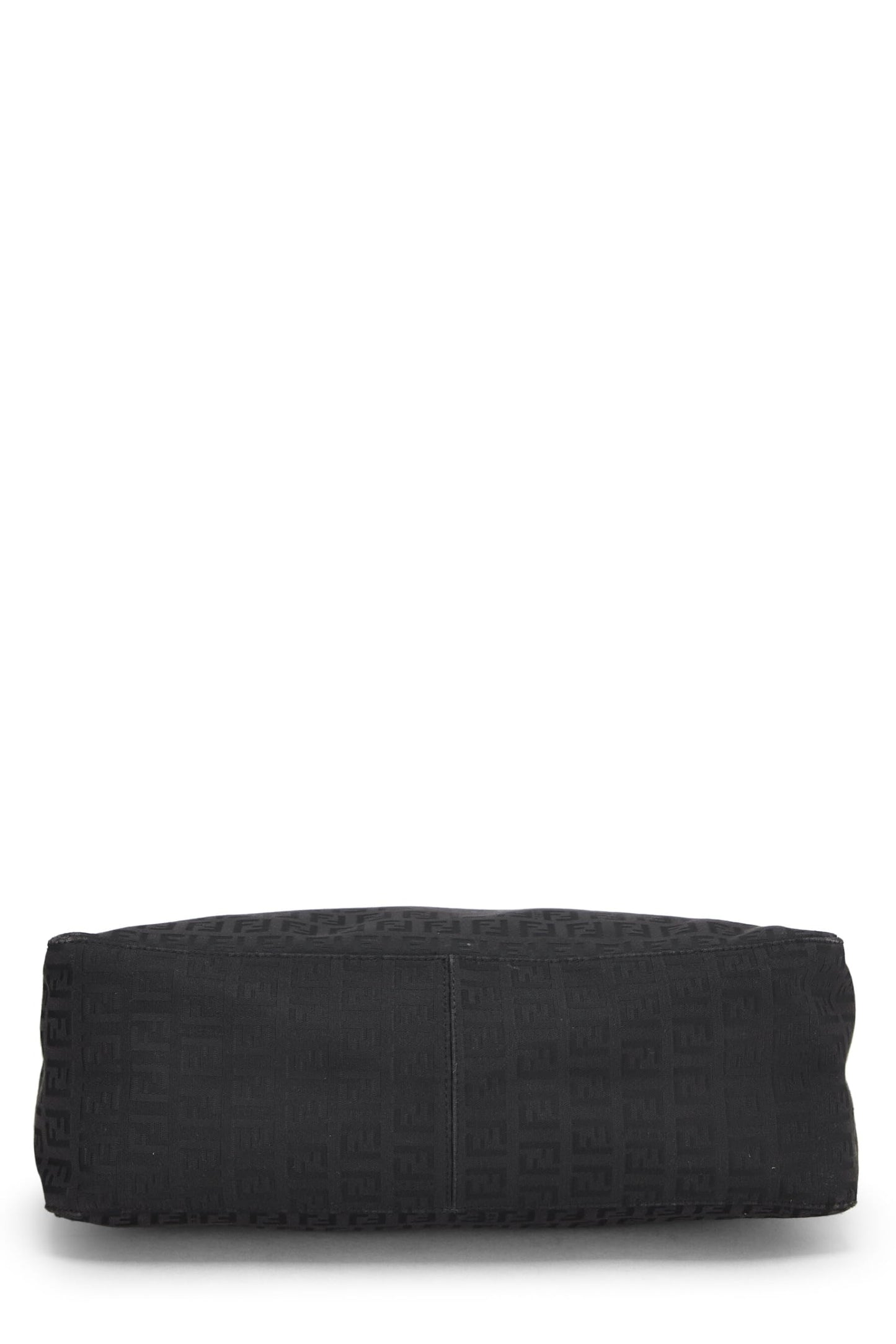 Fendi,  Black Zucchino Canvas Tote Small, Black