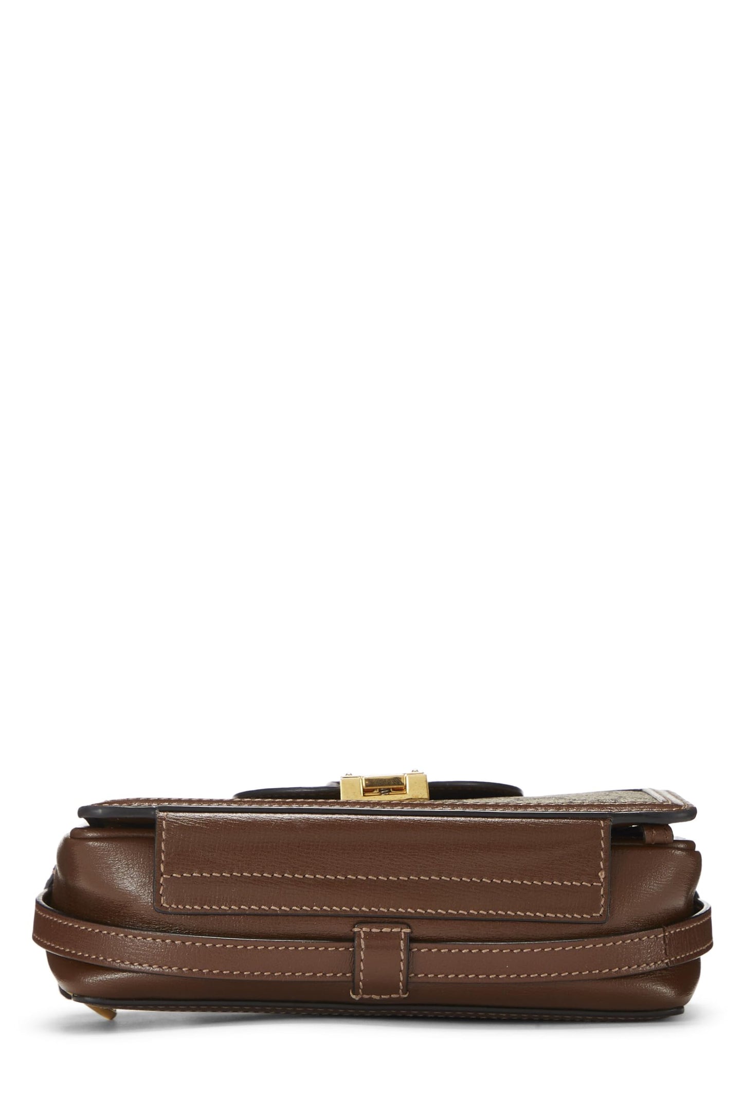 Gucci,  Original GG Supreme Canvas Clasp Closure Bag Mini, Brown