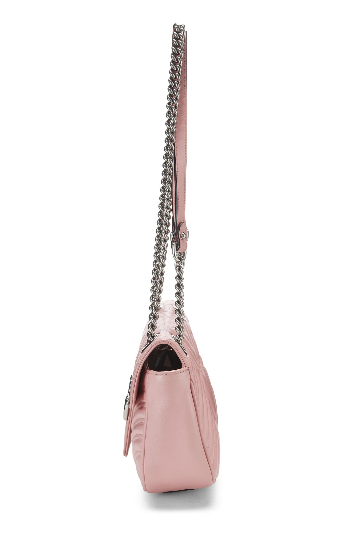 Gucci,  Pink MatelassÃƒÆ’Ã‚Â© Leather Marmont Shoulder Bag, Pink