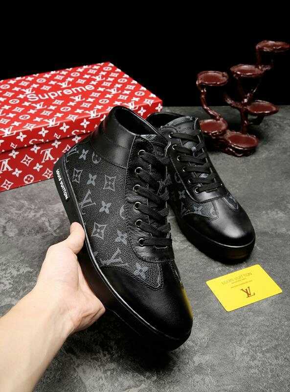 GLM - LUV HIgh Top Black Sneaker