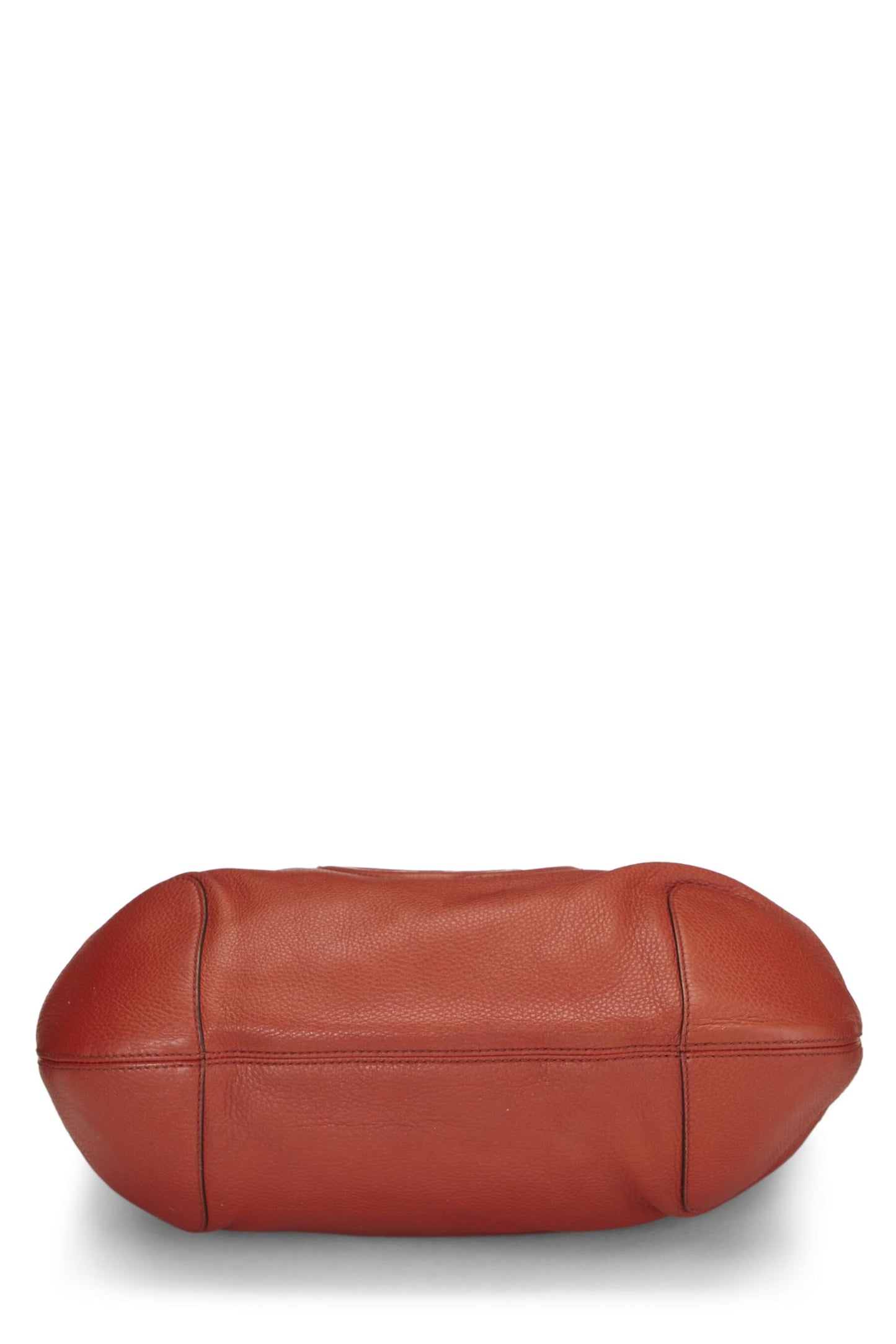 Gucci,  Orange Leather Soho Chain Hobo Large, Orange