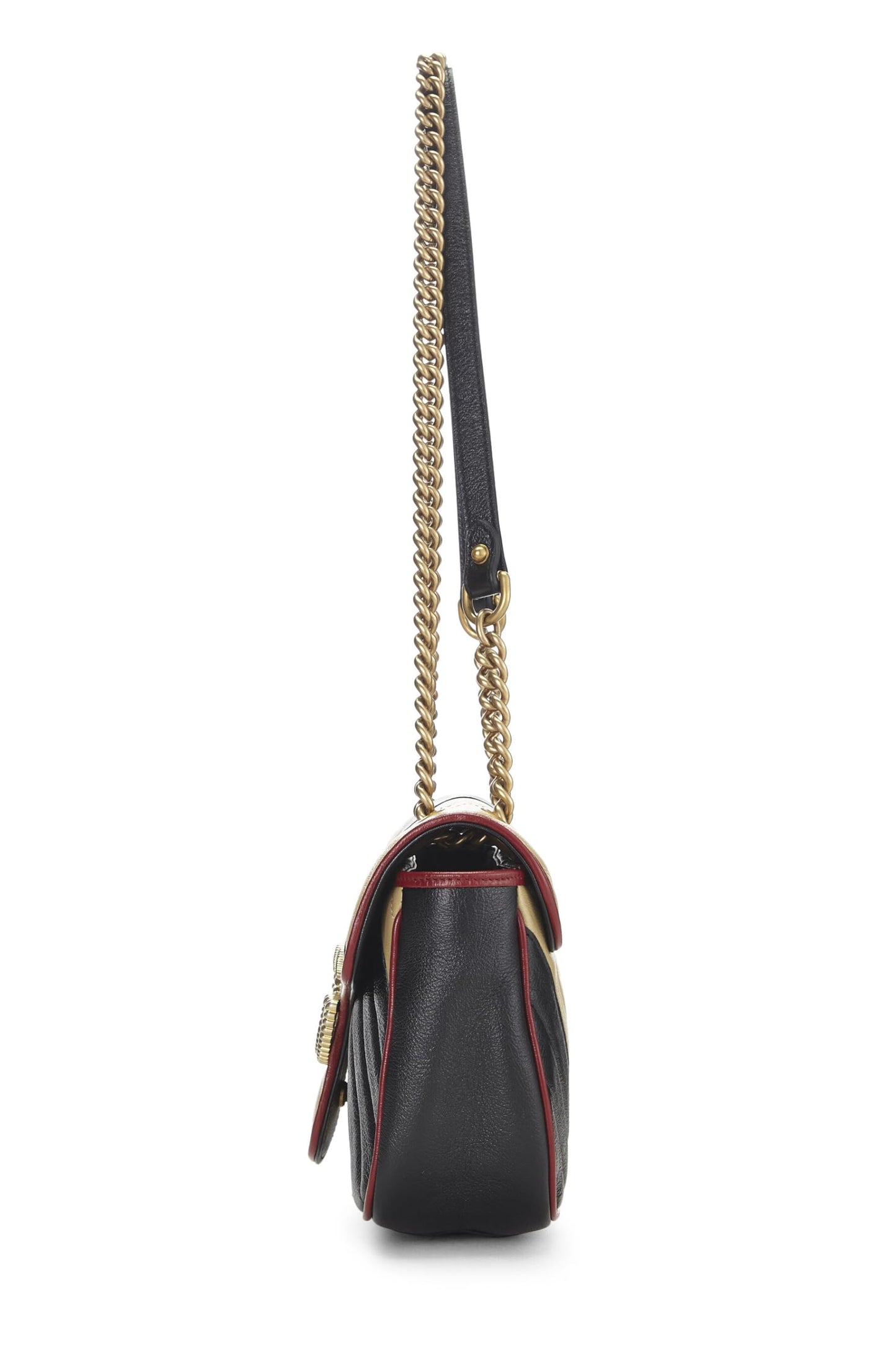 Gucci,  Multicolor Leather Torchon GG Marmont Shoulder Bag Small, Multi
