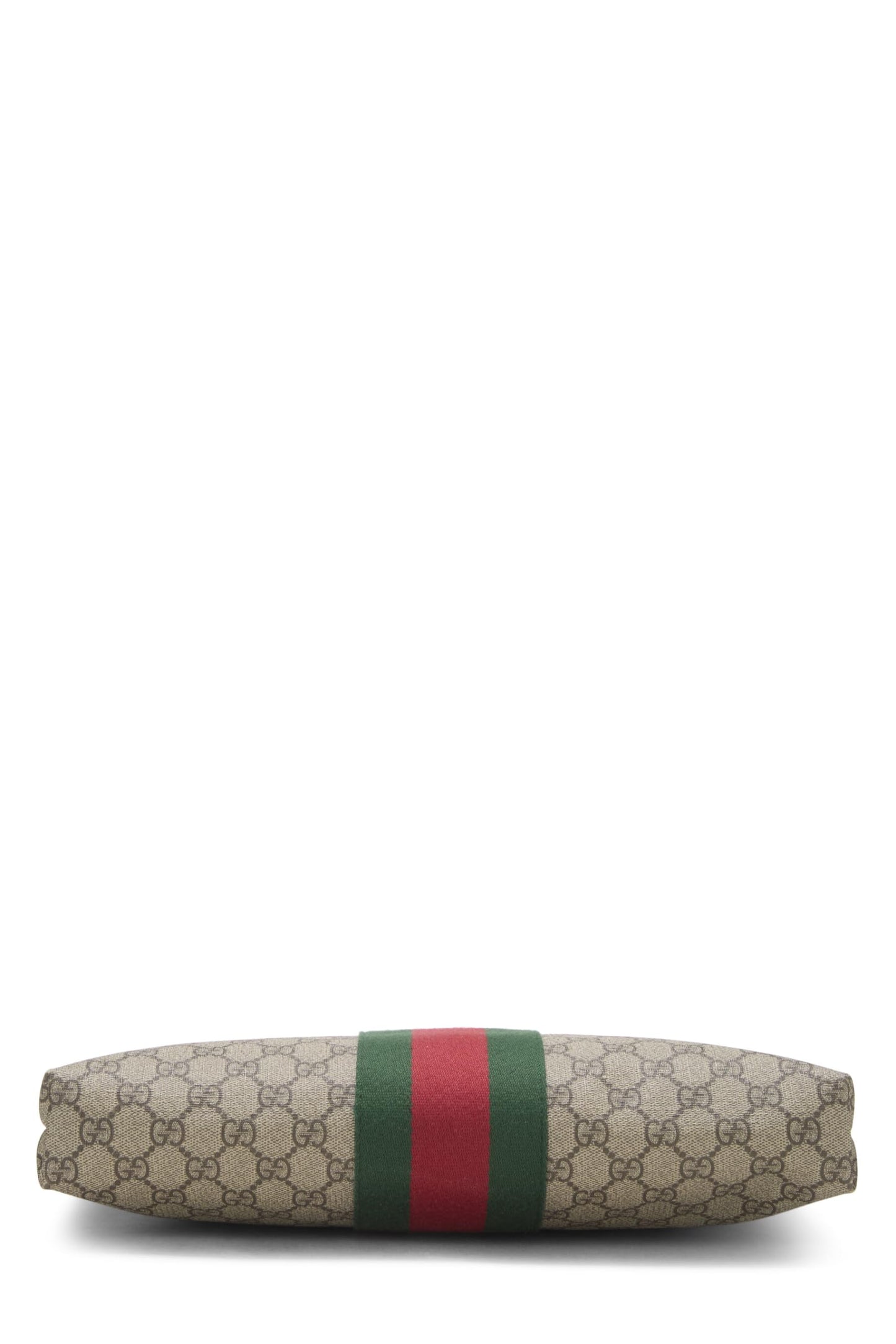 Gucci,  Black GG Supreme Canvas Web Messenger, Black
