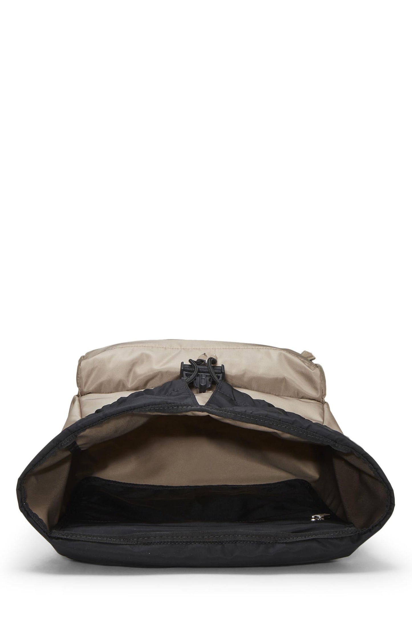 Fendi,  Brown Nylon Fendiness Backpack, Brown