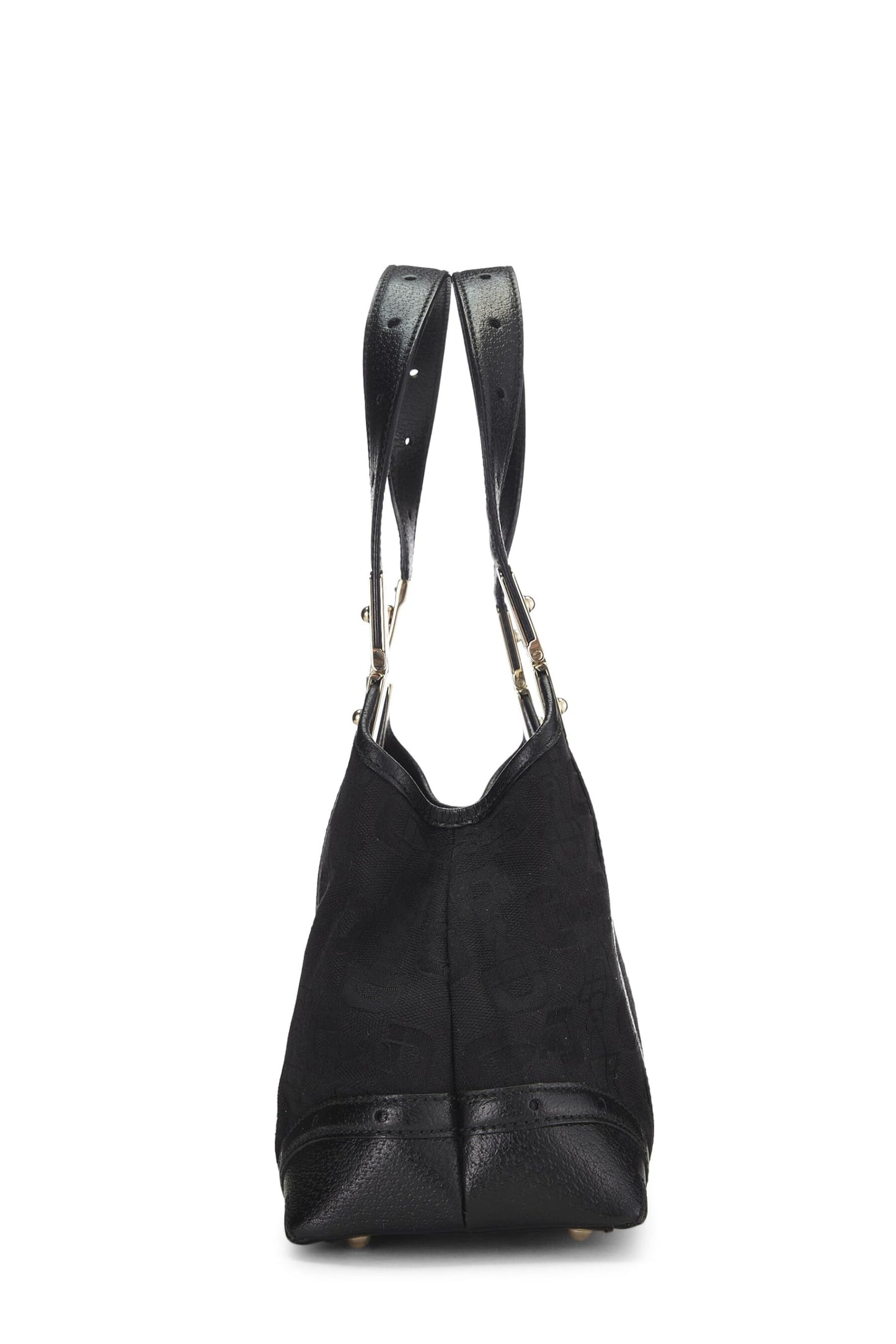 Gucci,  Black Canvas Tote Small, Black