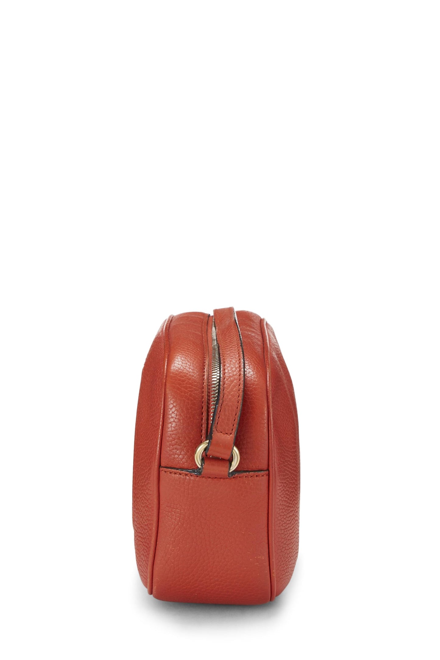 Gucci,  Orange Grained Leather Soho Disco, Orange