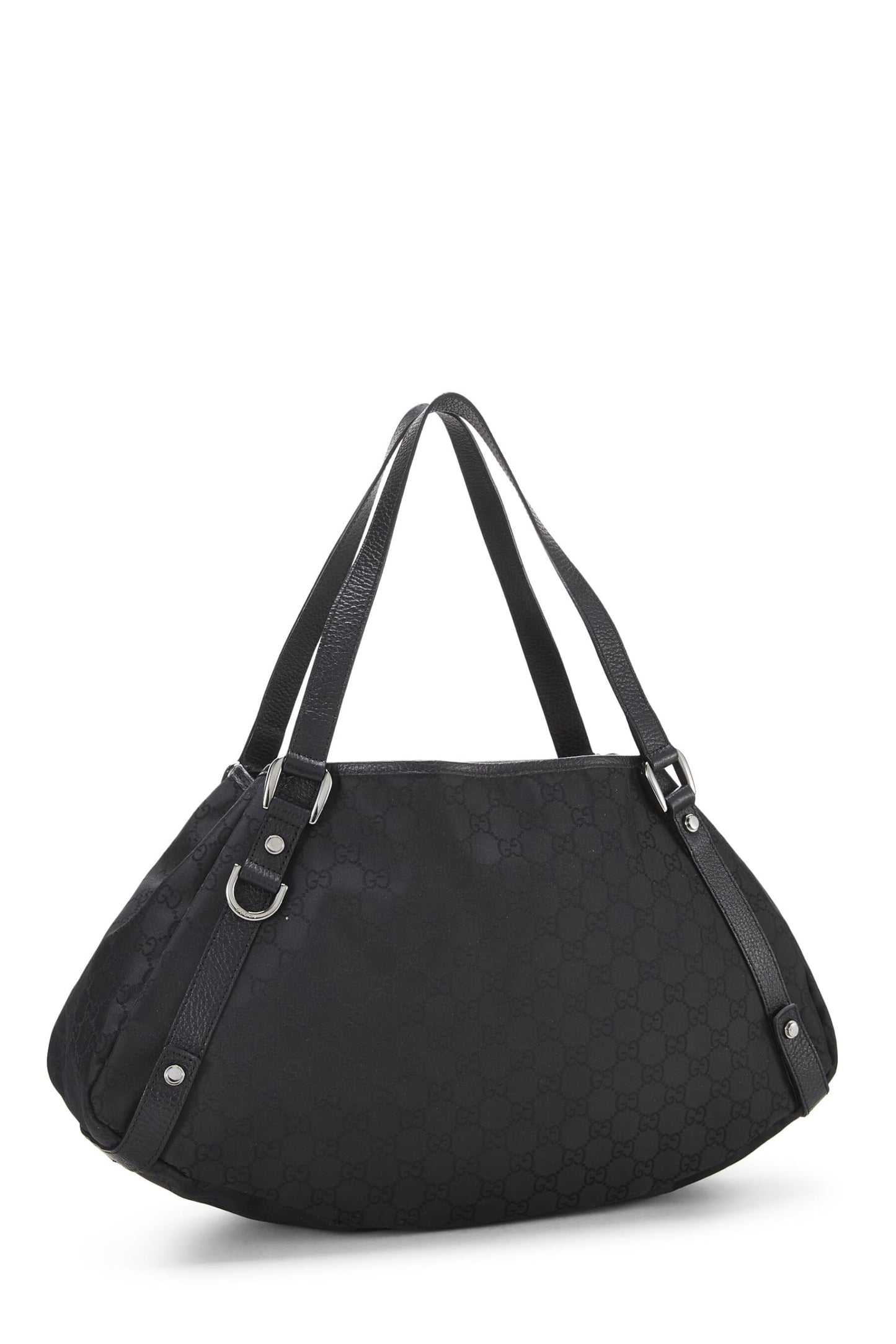 Gucci,  Black Original GG Nylon Abbey Tote, Black