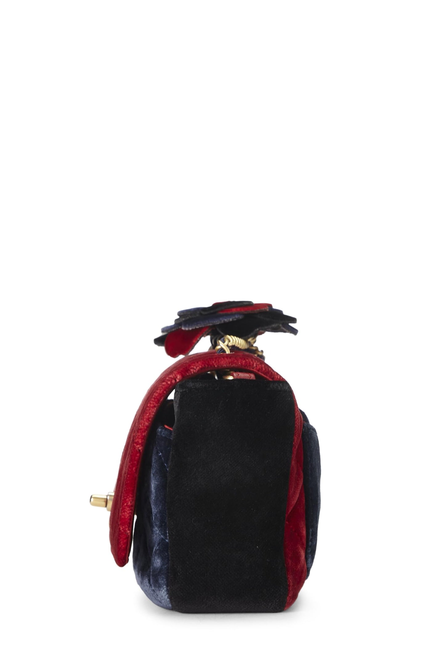 Chanel,  Paris-Cosmopolite Tricolor Velour Private Affair Flap Bag, Multi
