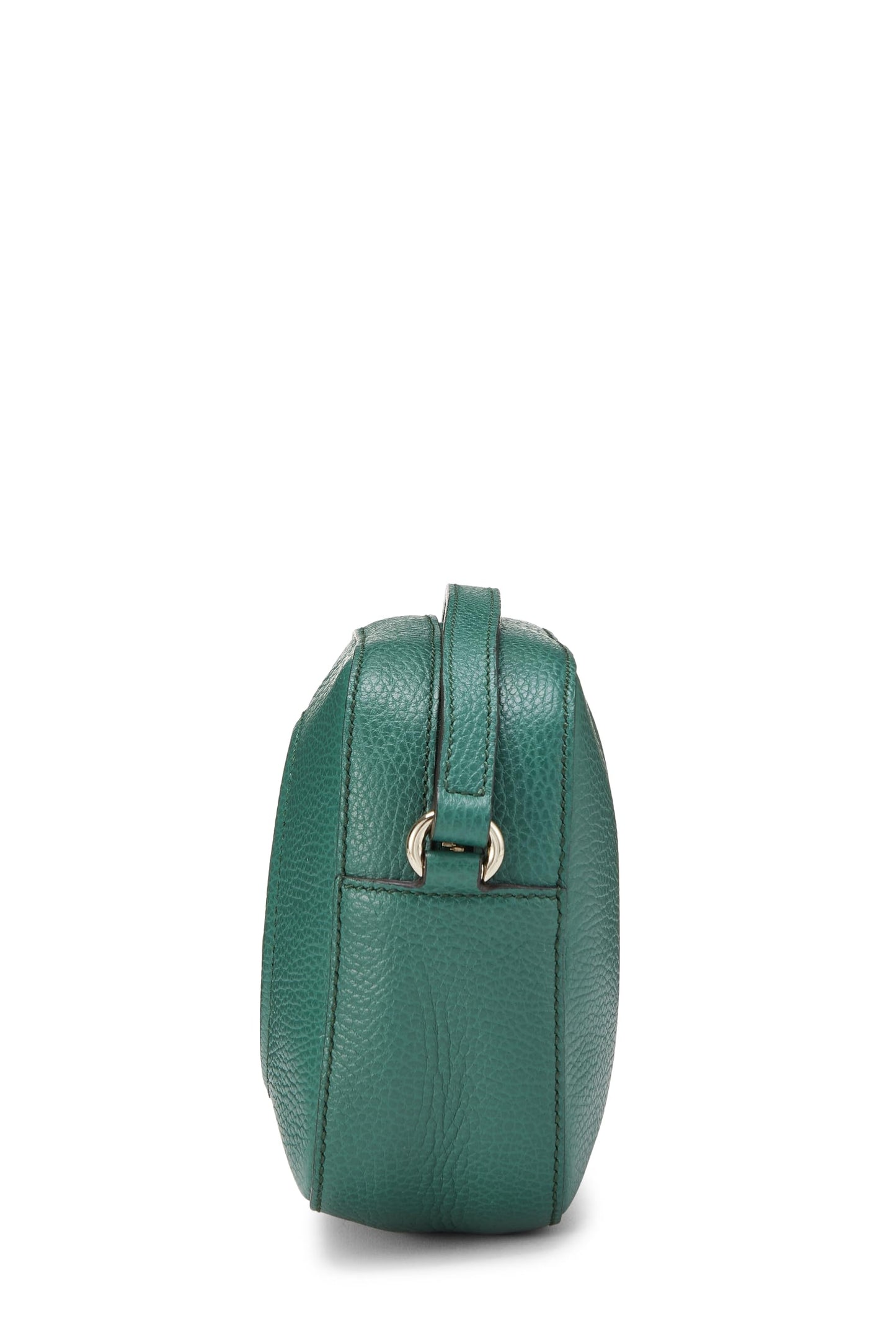 Gucci,  Green Grained Leather Soho Disco, Green